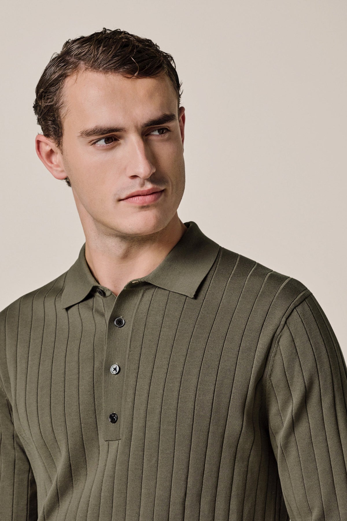 Lichtbruine Aero Ease polo