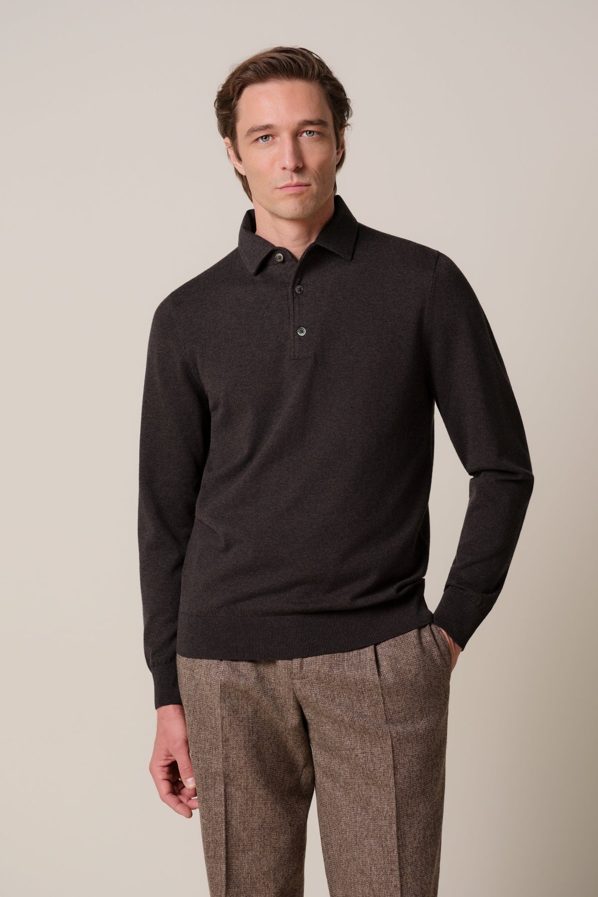 Bruine Luxury Basic one piece polo