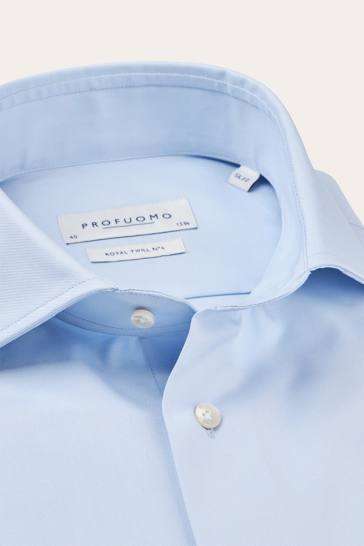 Blauw royal twill No. 6 Extra LM