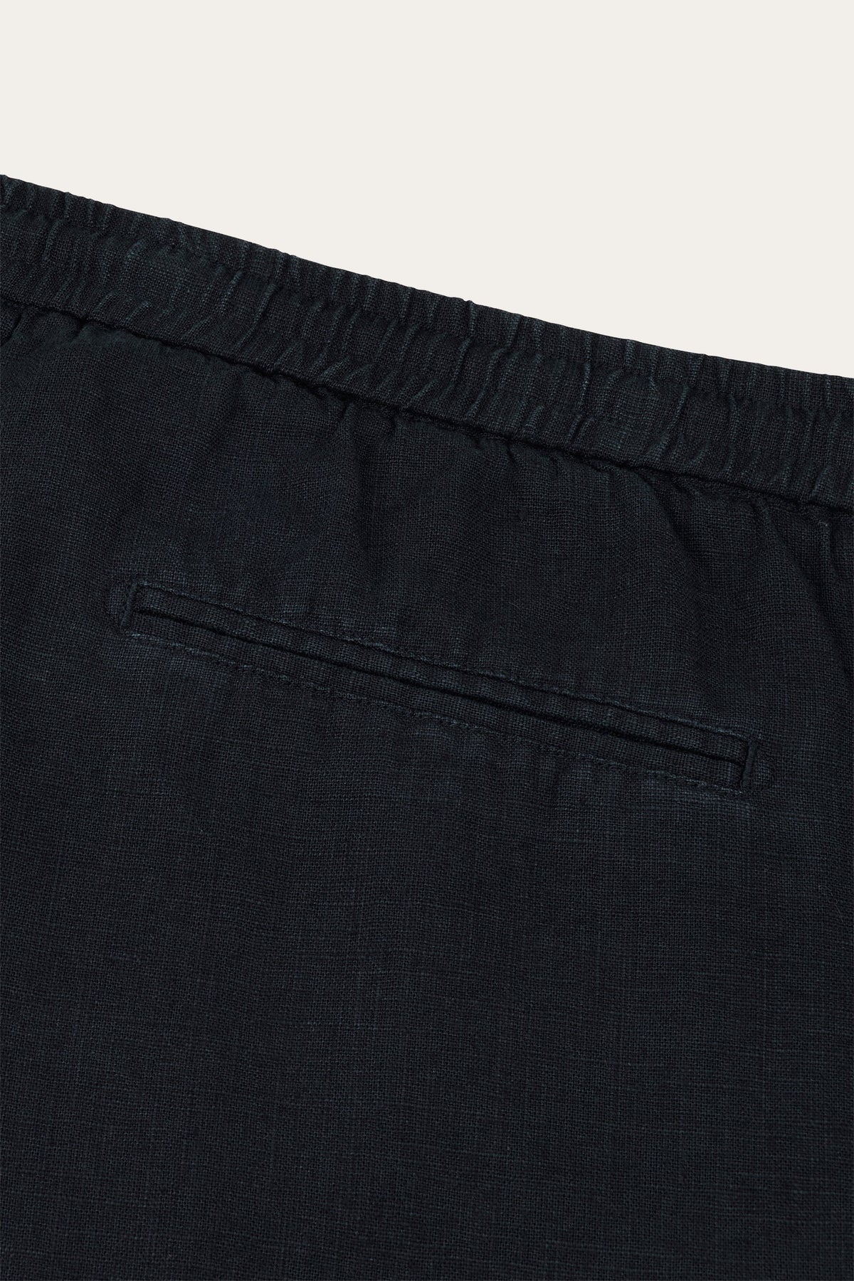 Navy linnen loose fit broek