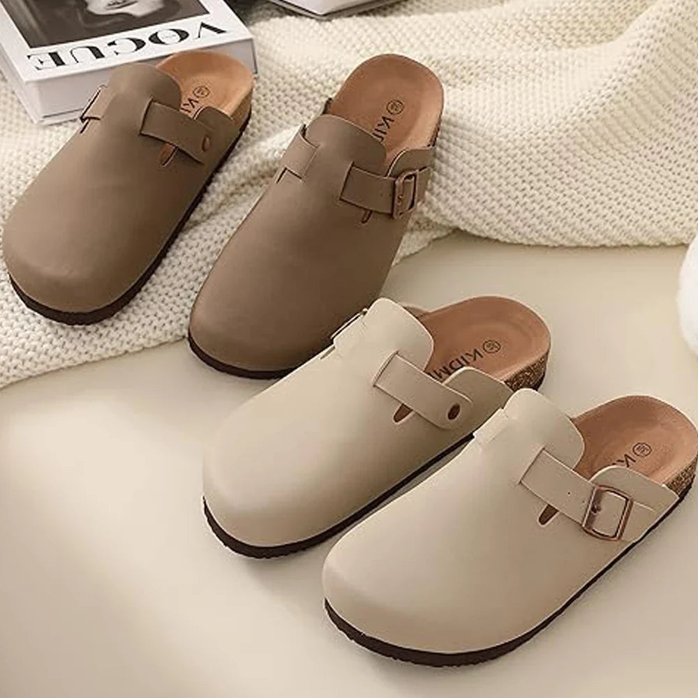 Suede Clogs