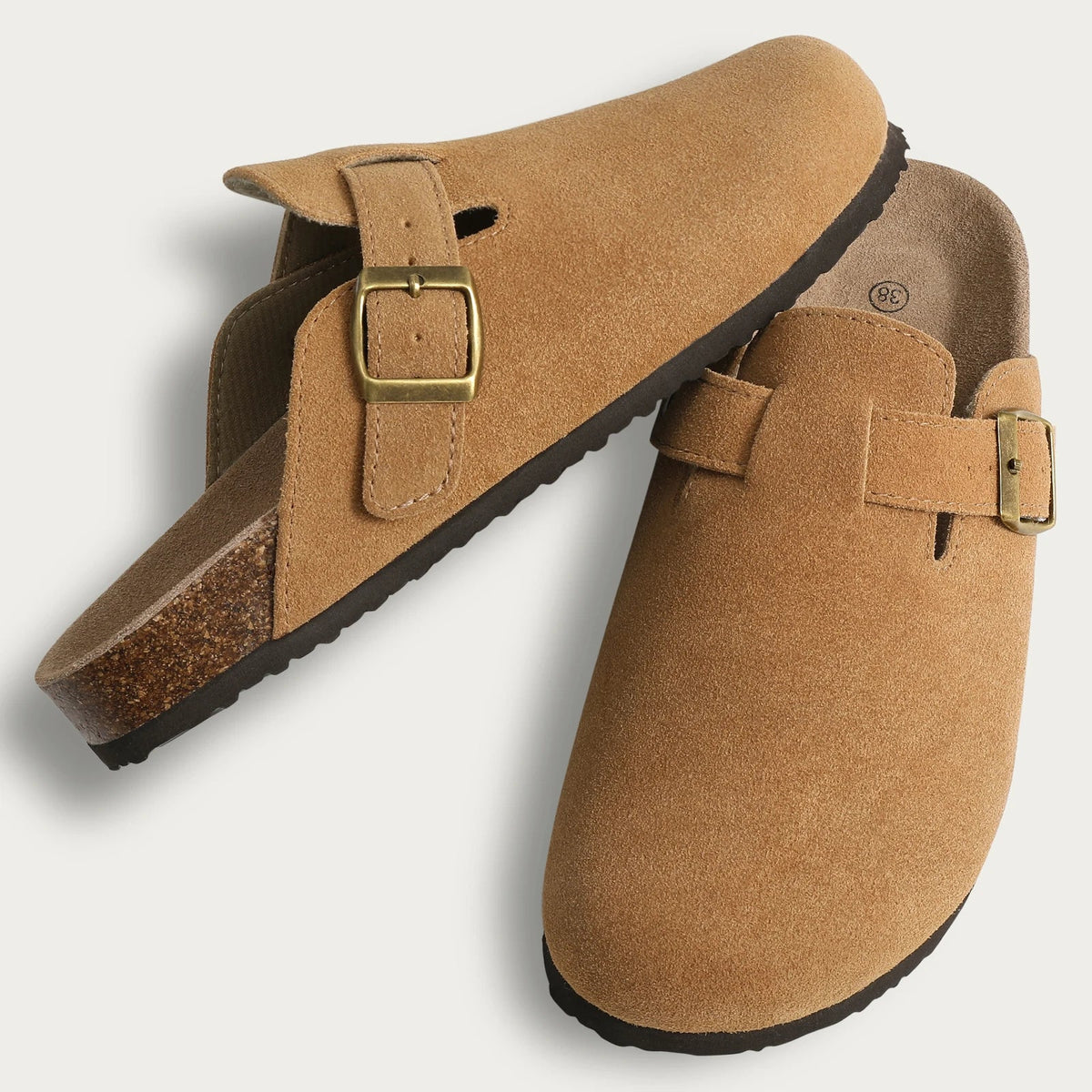 Suede Clogs