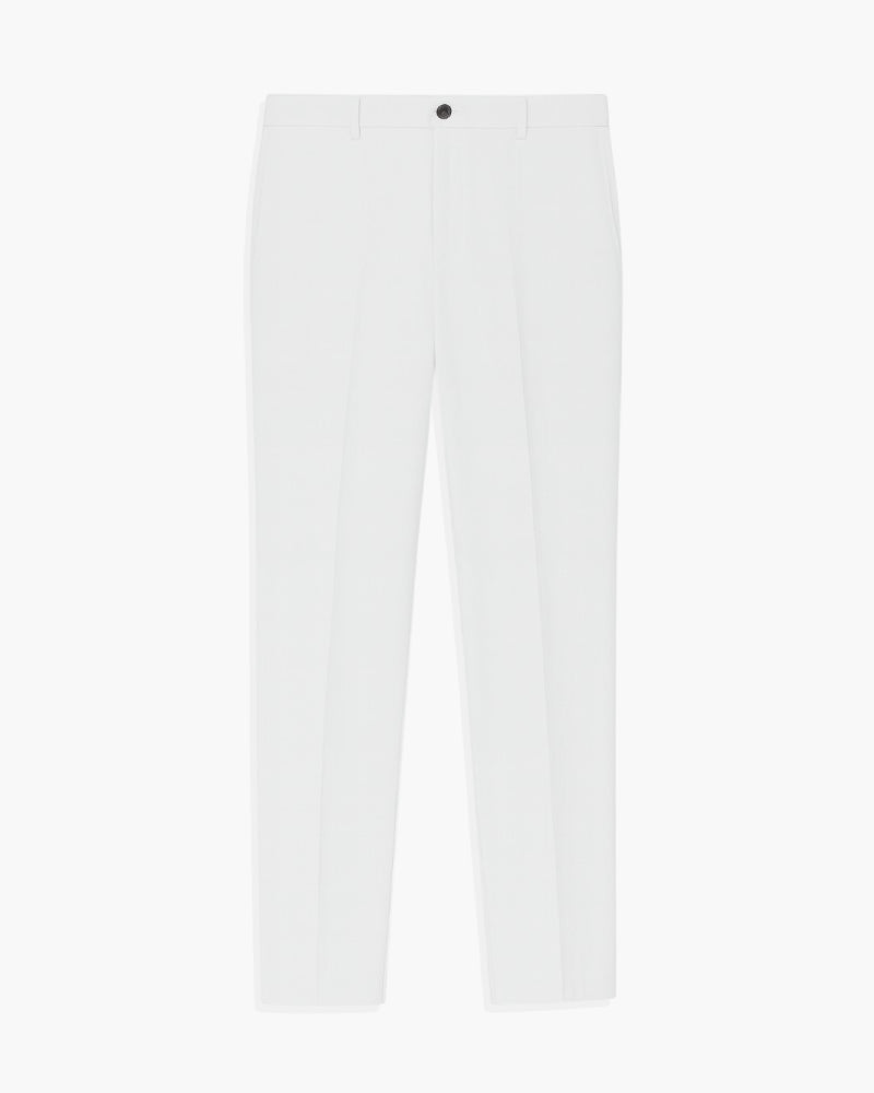 White Linen Trousers for Men
