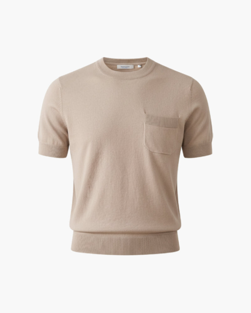 Beige linnen T-shirt