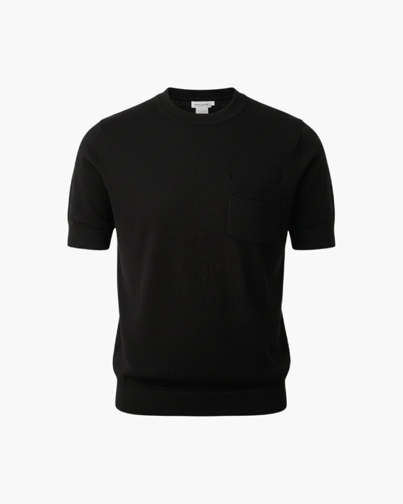 Black Linen T-Shirt