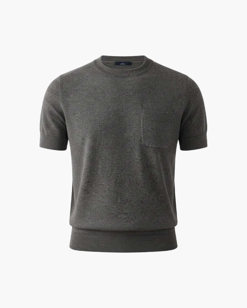 Grey Linen T-Shirt