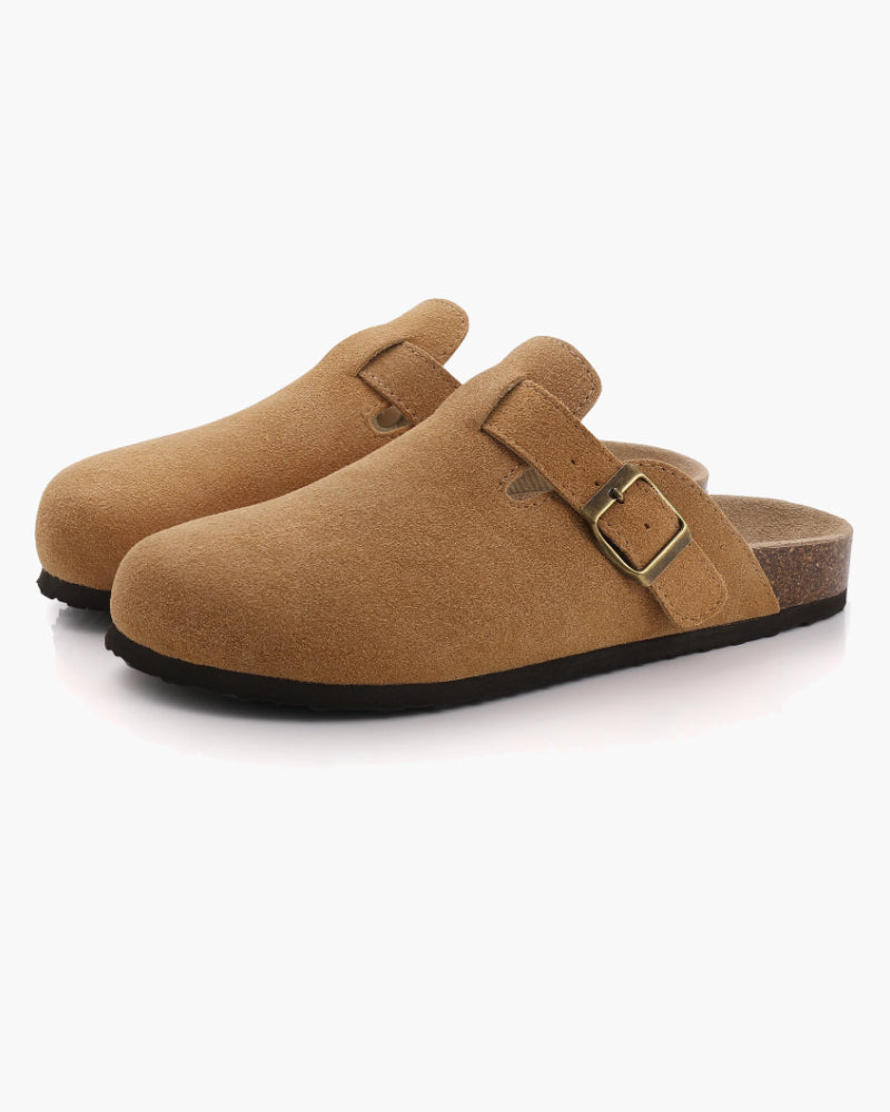 Suede Clogs