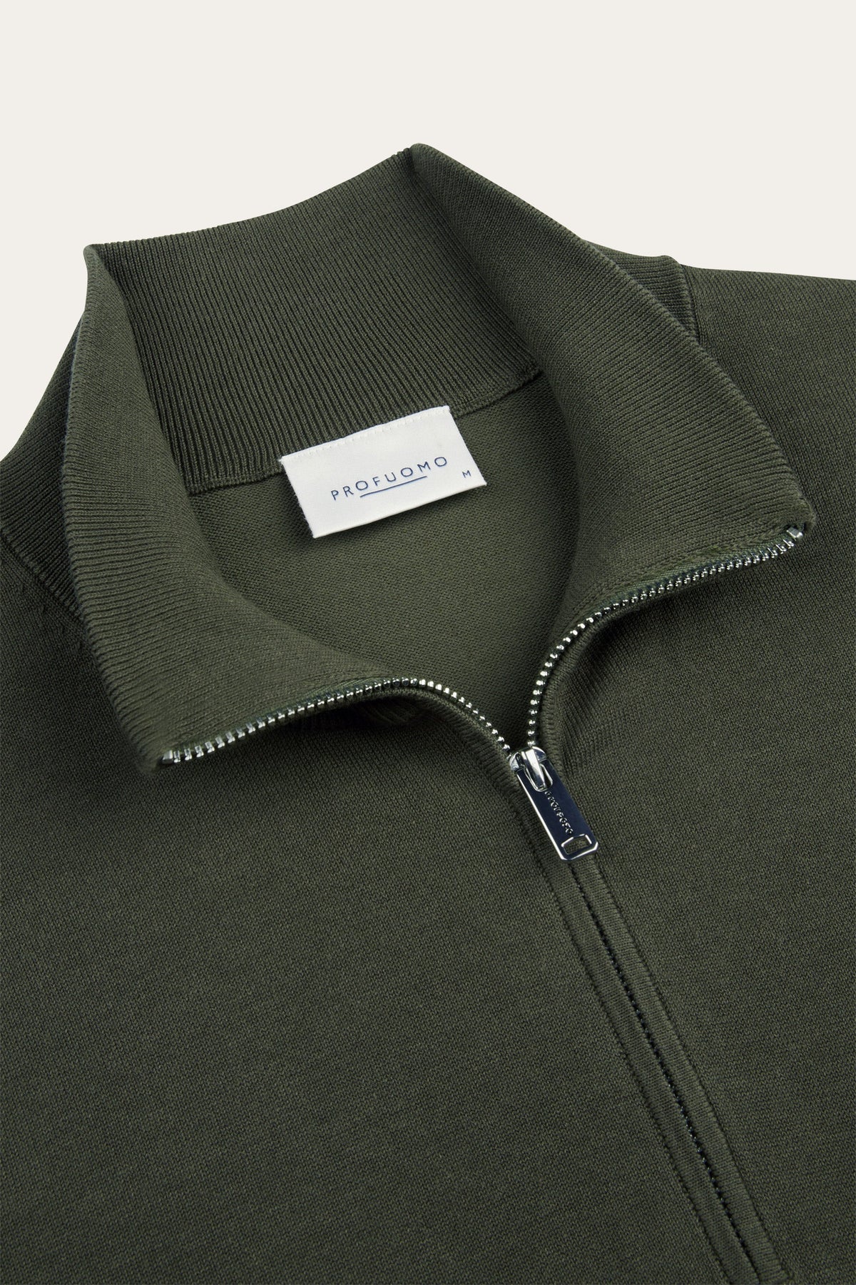 Groene Luxury Basic half zip