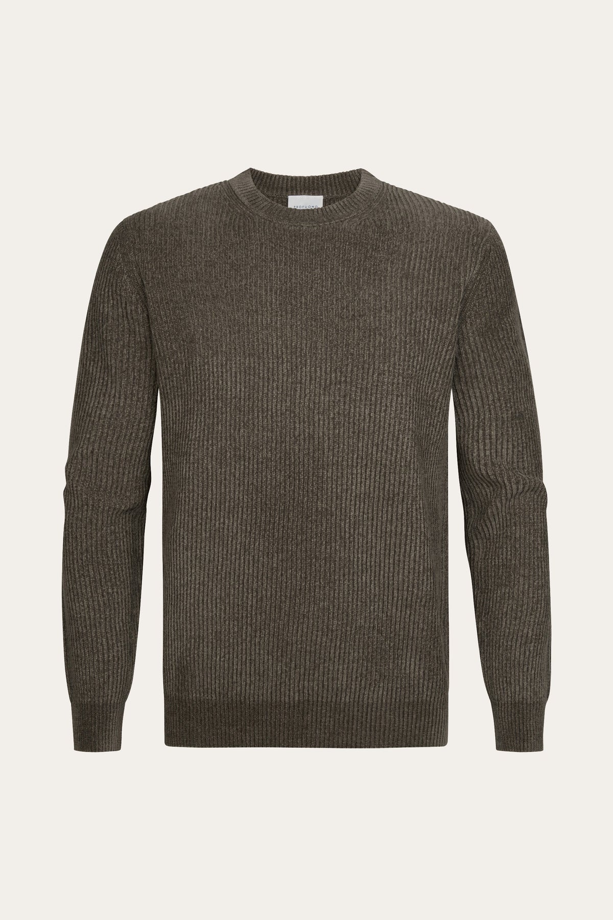 Bruine chenille crewneck