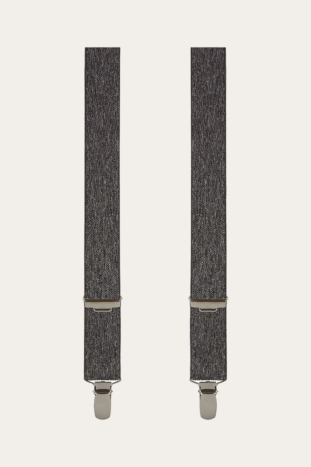Grijs melange bretels