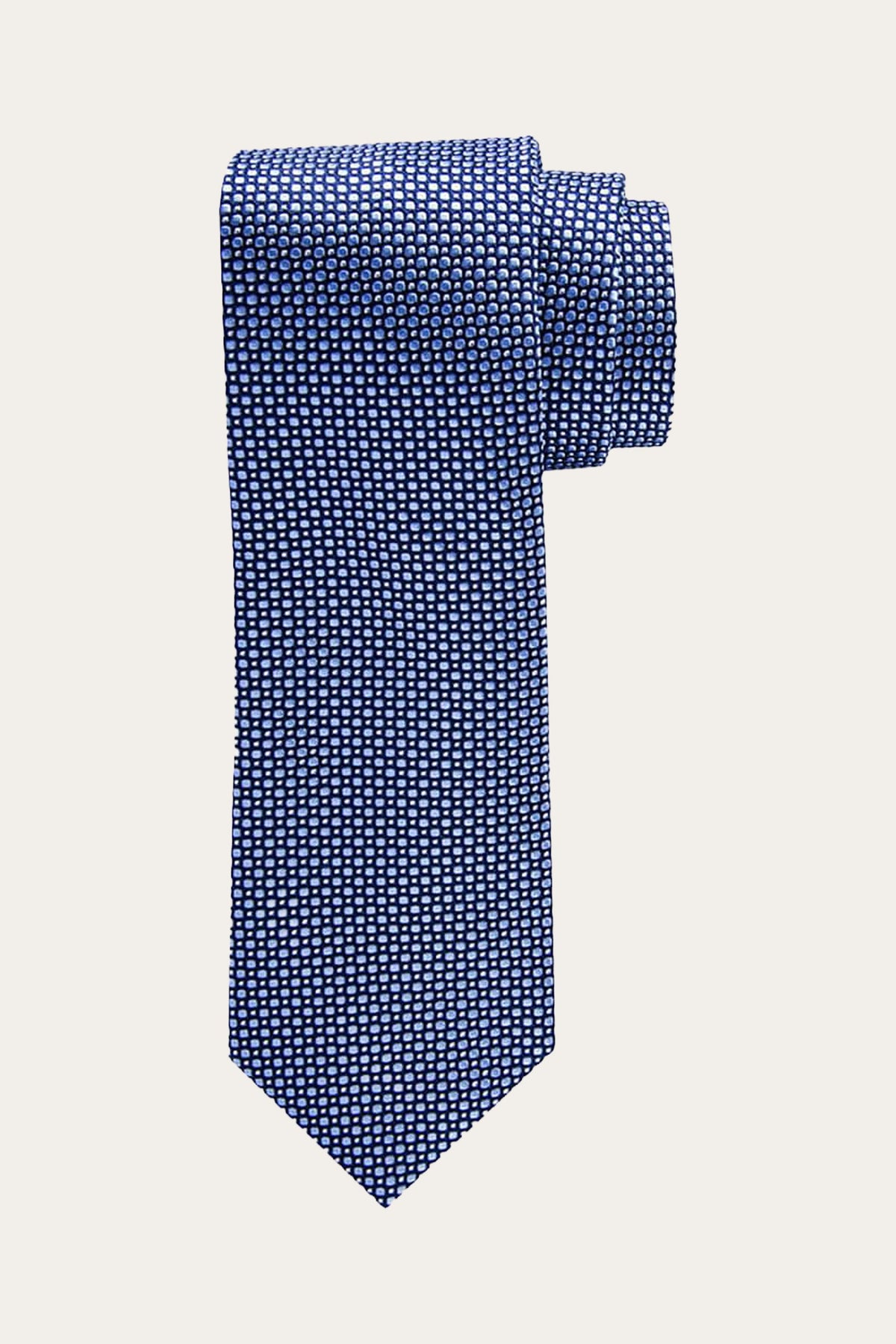 Blauw zijden das