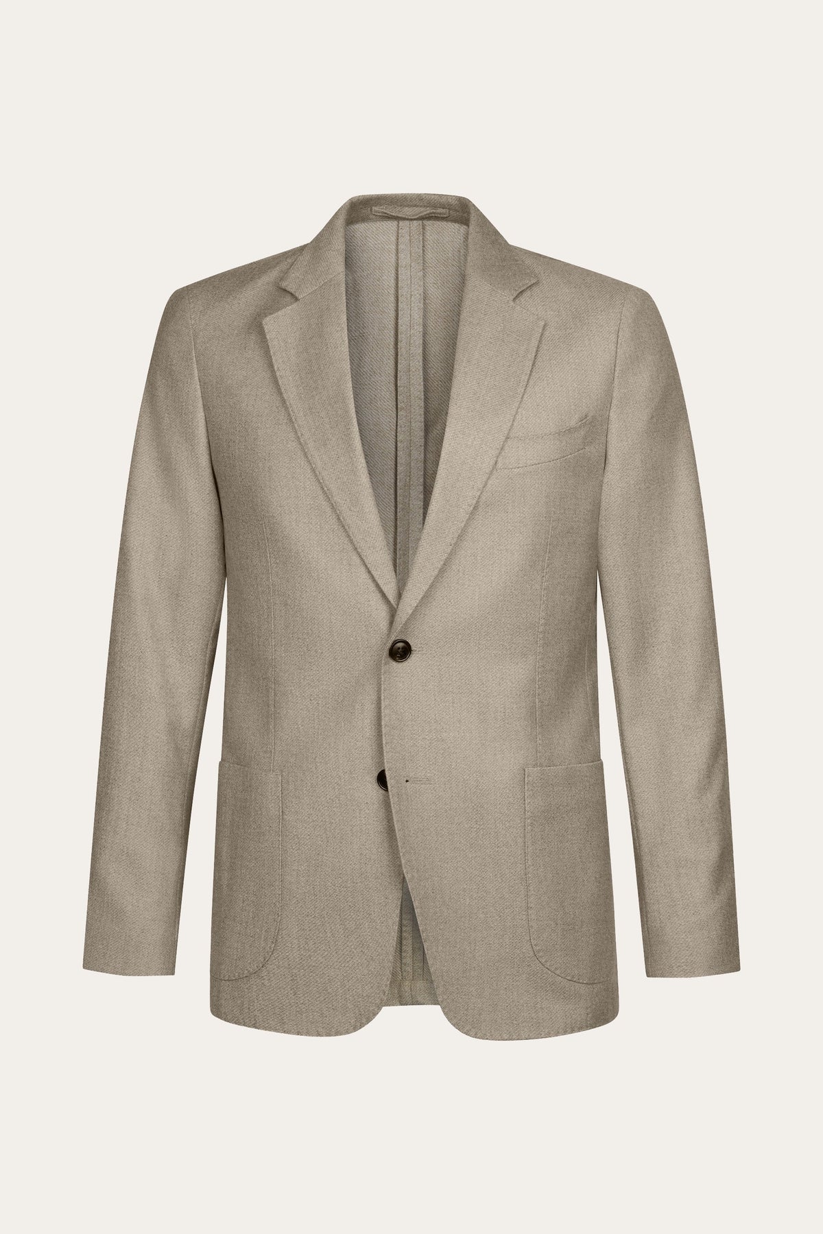 Lichtbeige wollen colbert