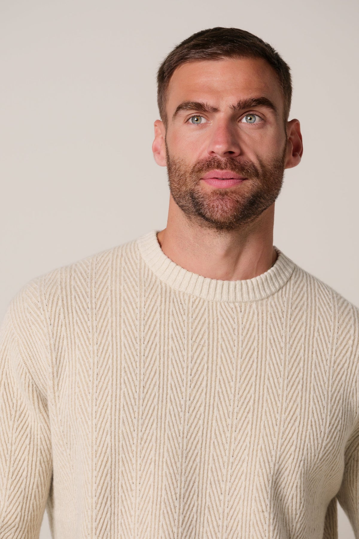 Zand heavy wollen crewneck