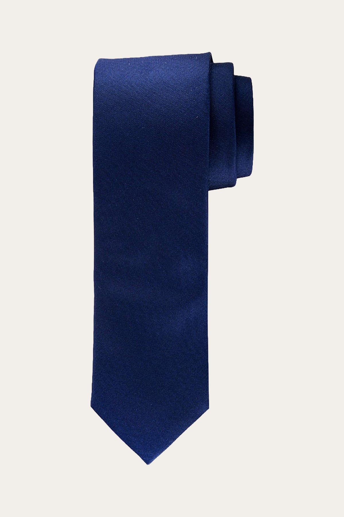 Navy oxford zijden das