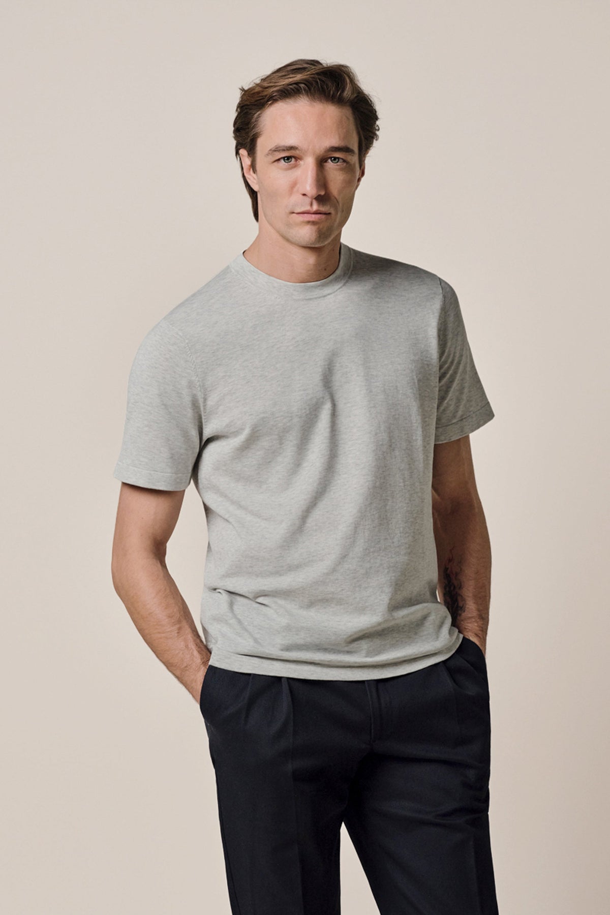 Lichtgrijs Aero Ease T-shirt