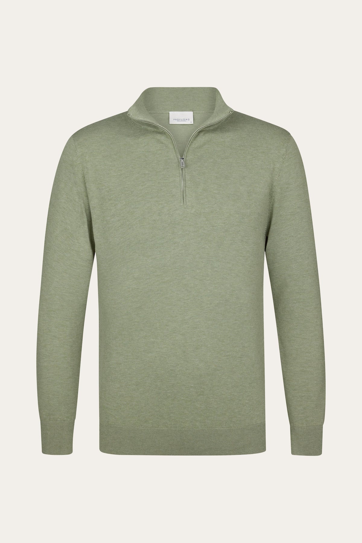 Groene Luxury Basic half zip