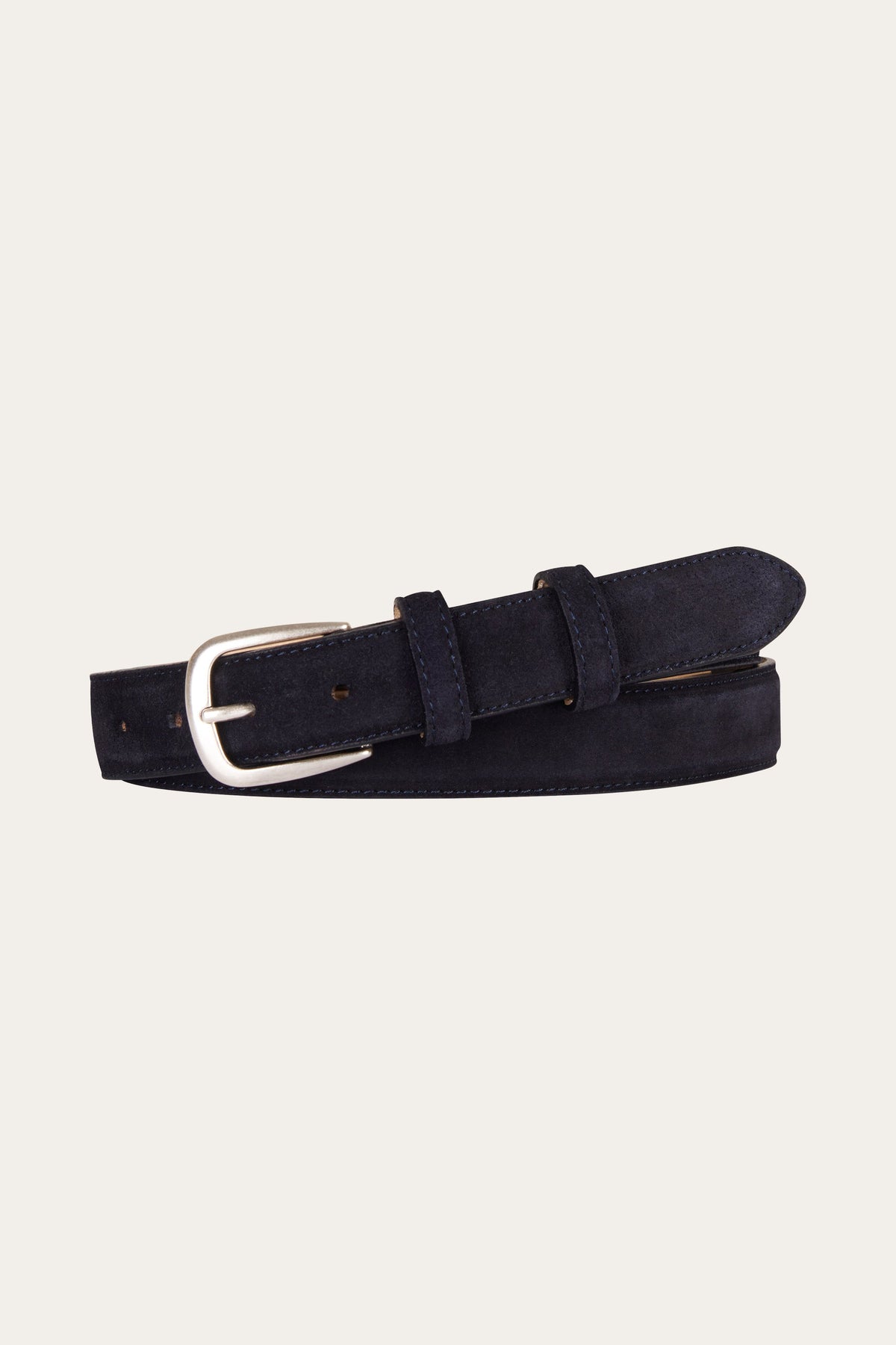 Navy suède riem