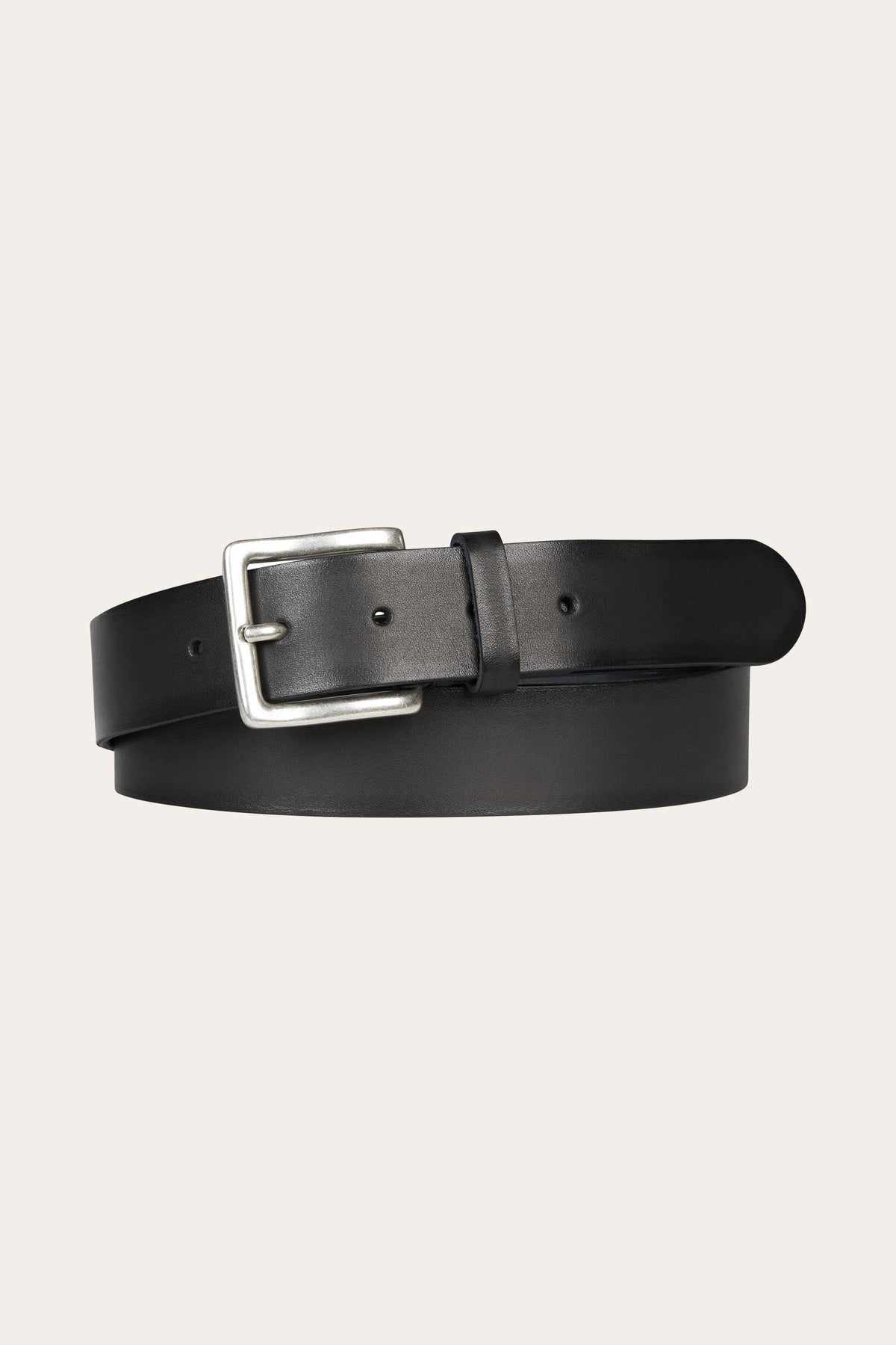 Zwart lederen riem