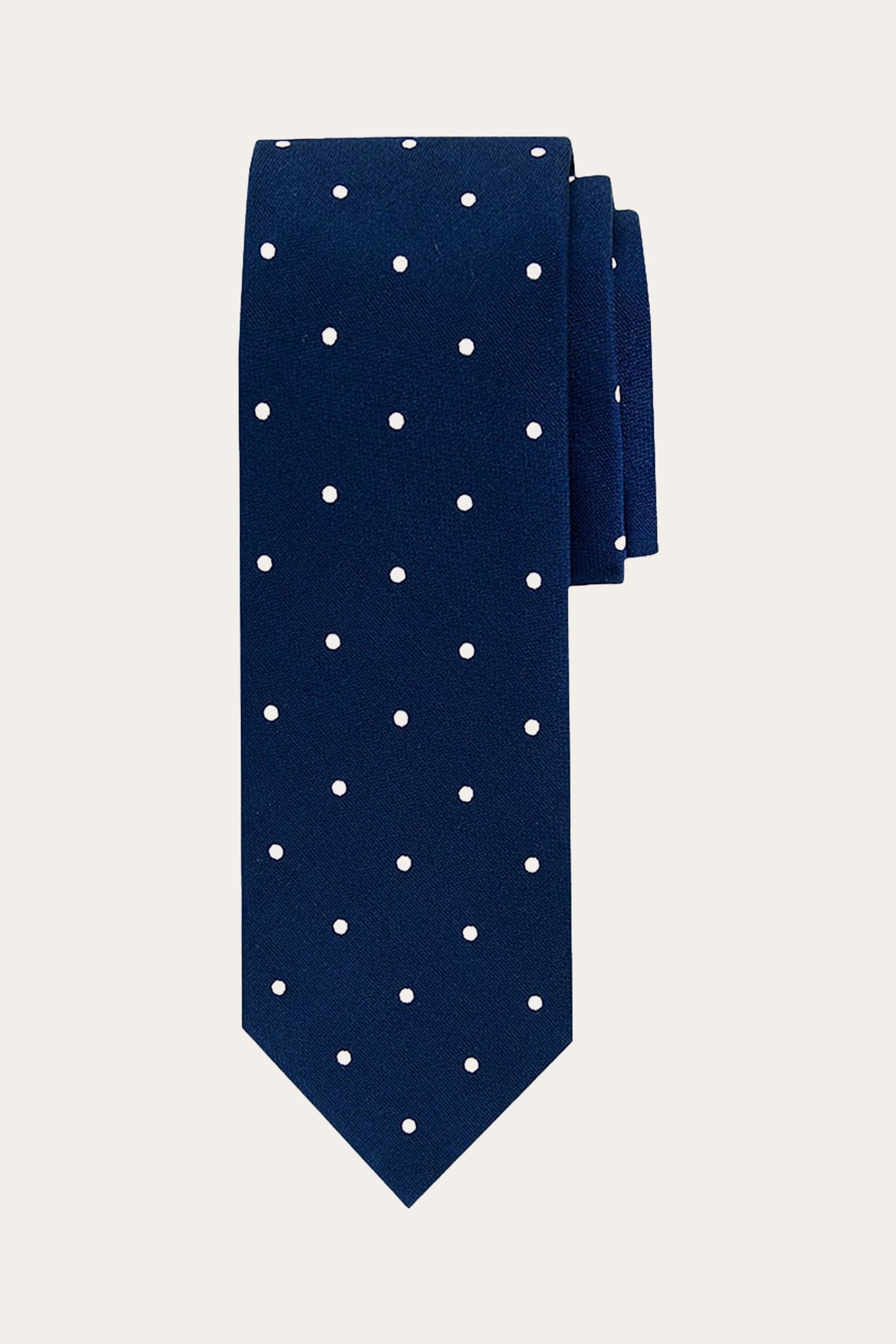 Navy zijden das