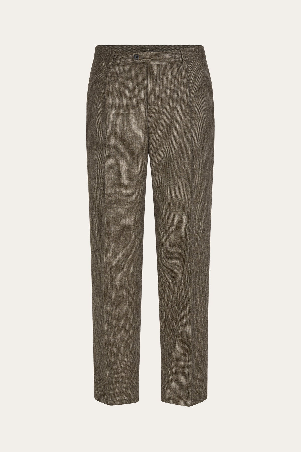 Bruine wollen broek