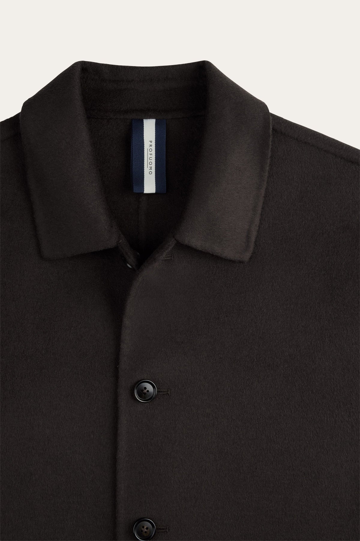 Bruine wollen single layer bomber