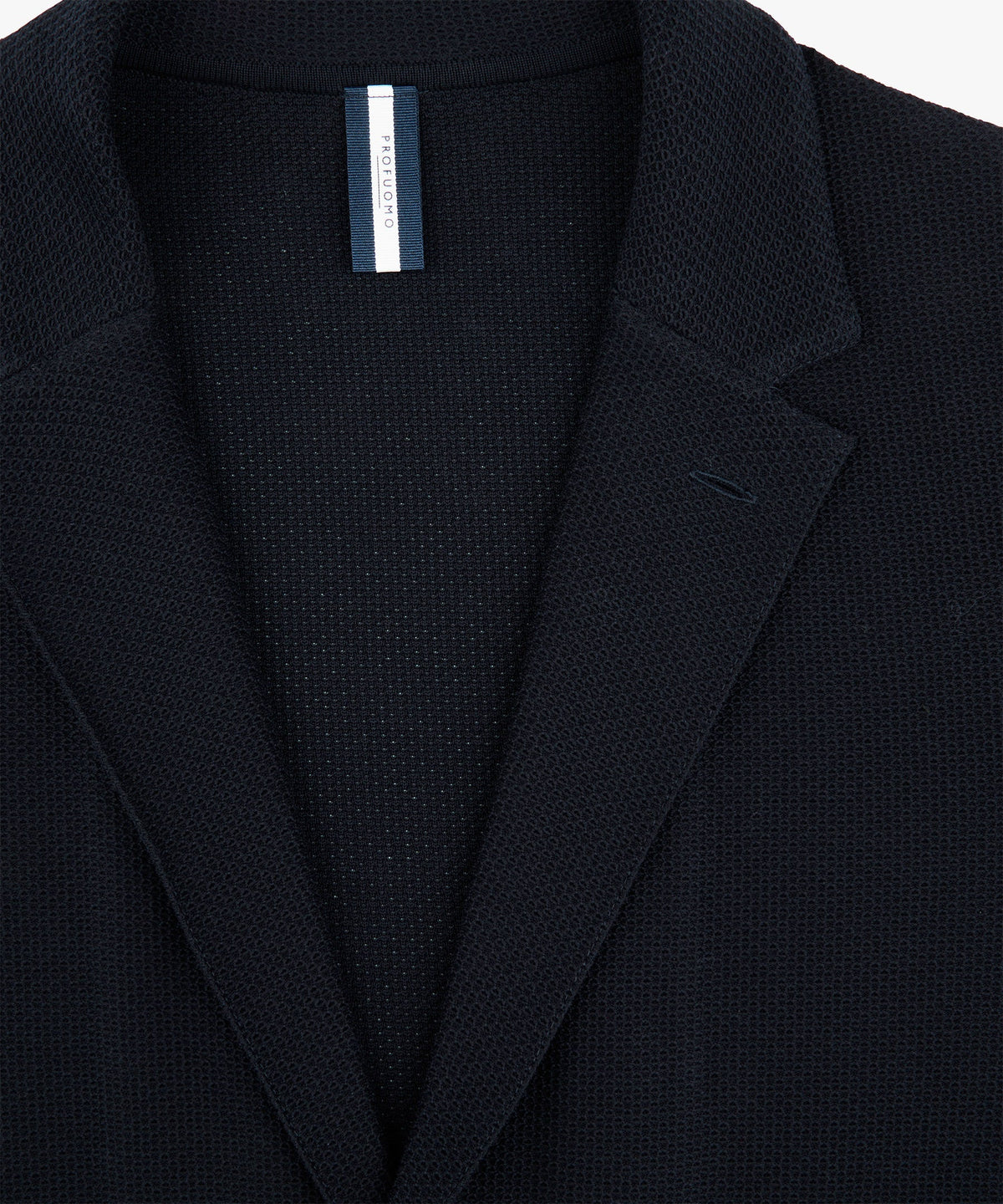 Navy Aero Ease knitted colbert