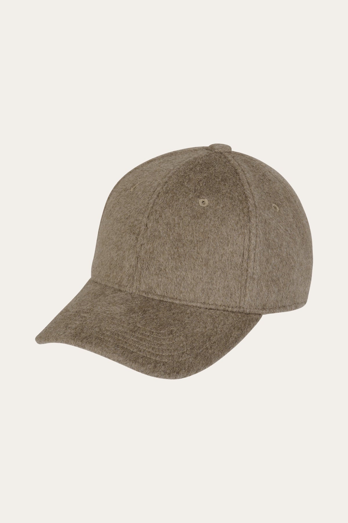 Bruine wollen baseball cap