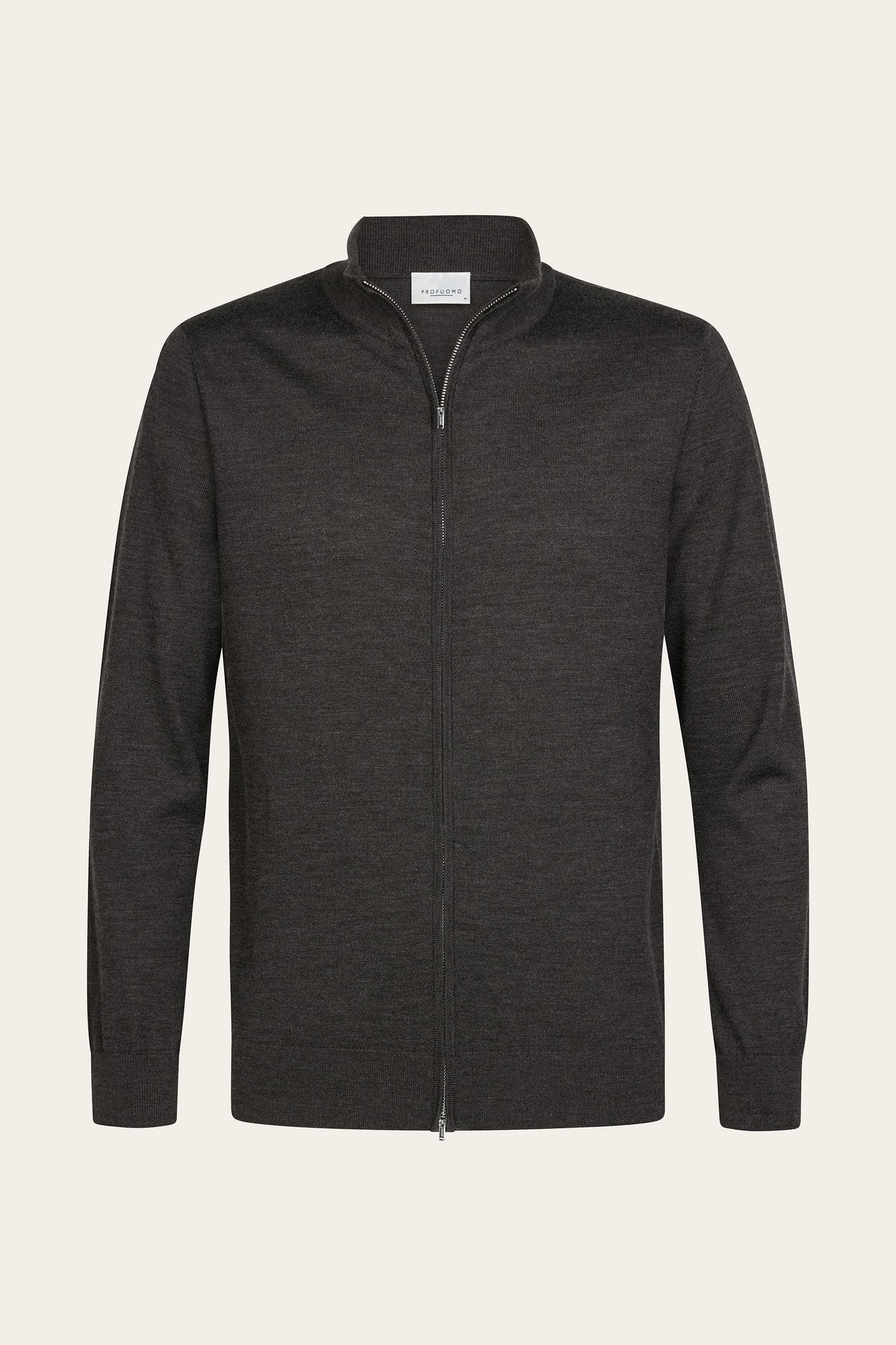 Bruine merino full zip vest