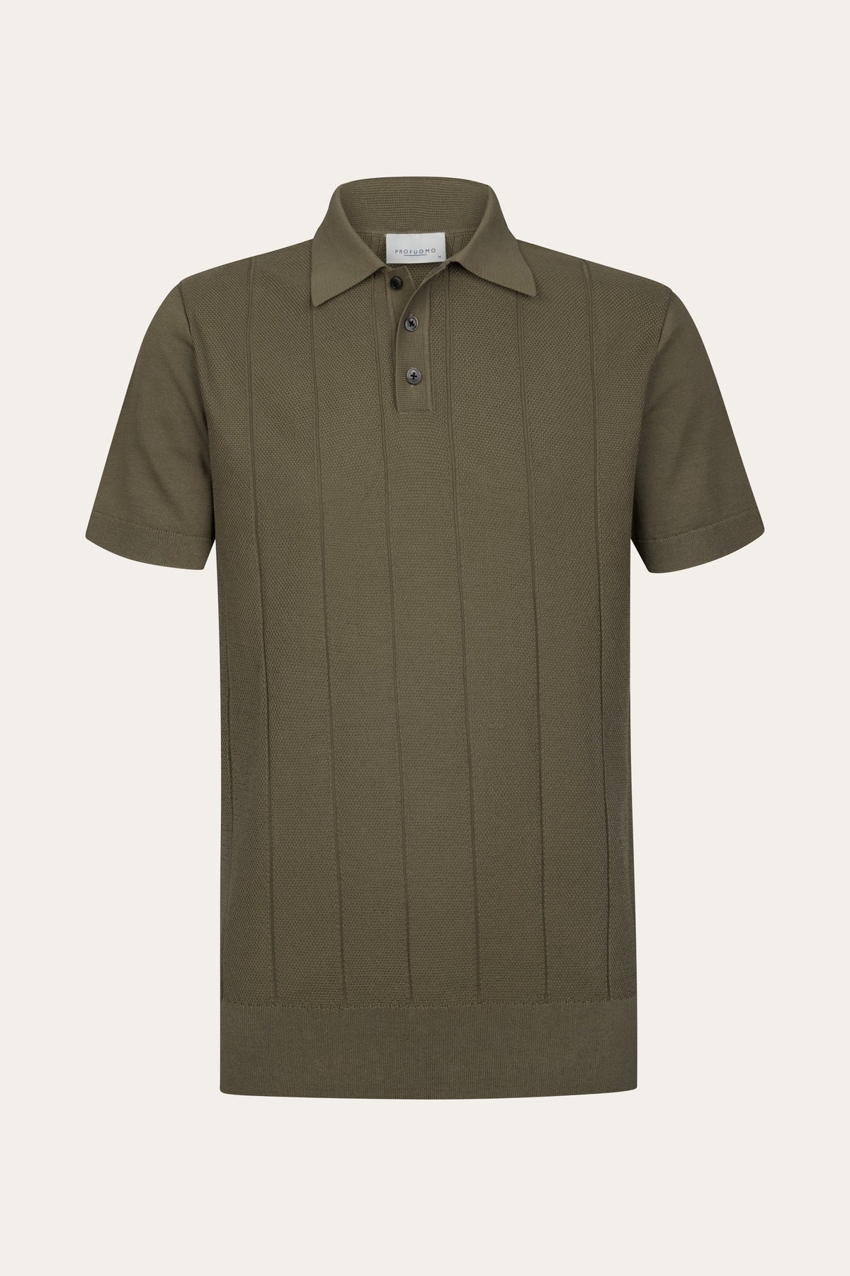 Lichtbruine Aero Ease streep polo