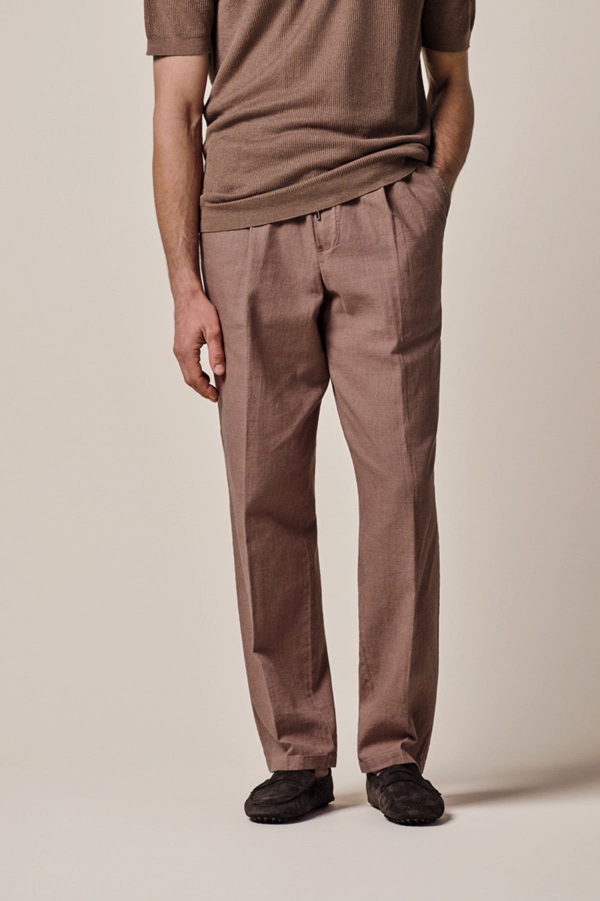 Clay linnen loose fit broek