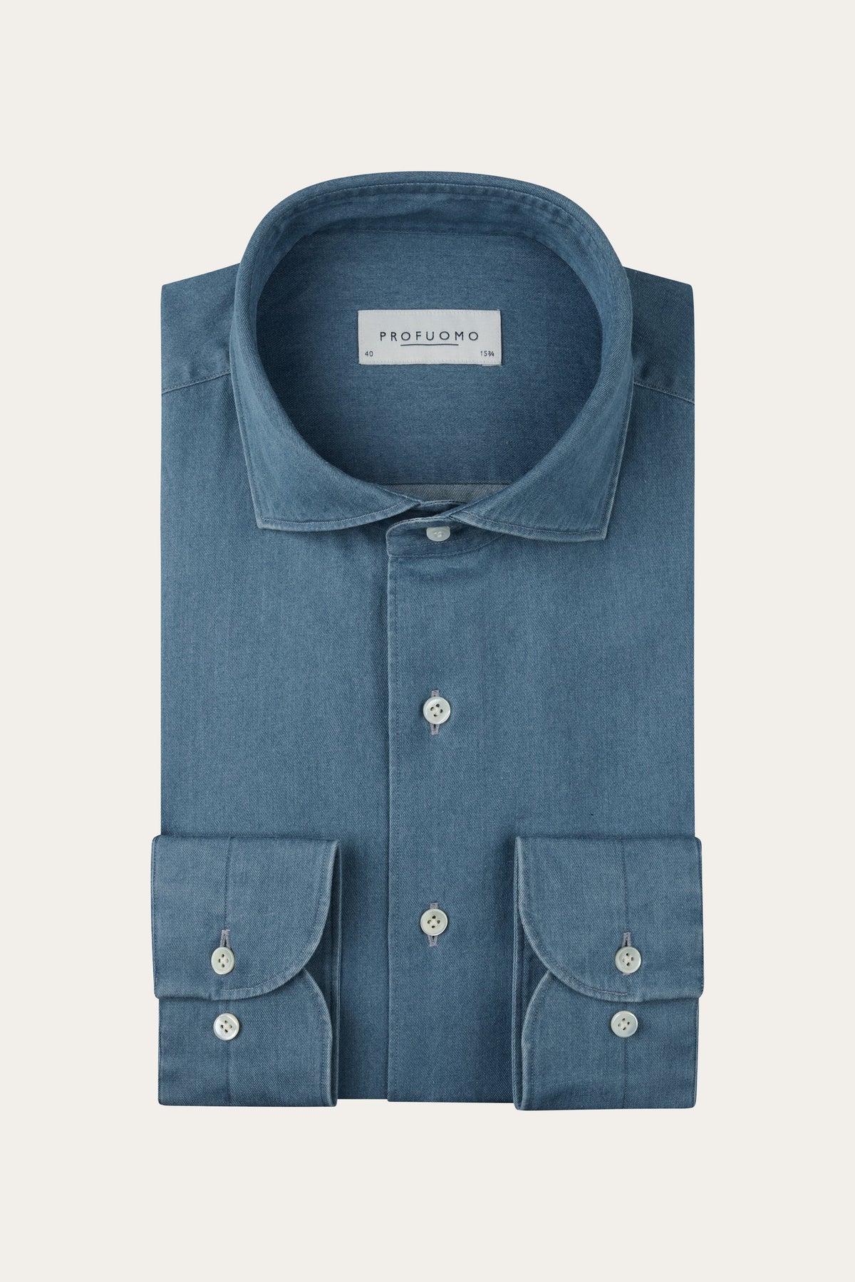 Indigo overhemd
