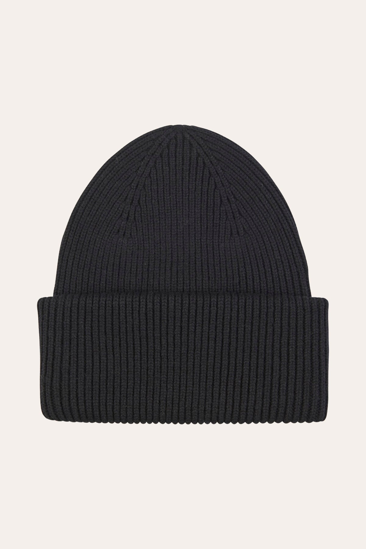 Navy wol knitted beanie