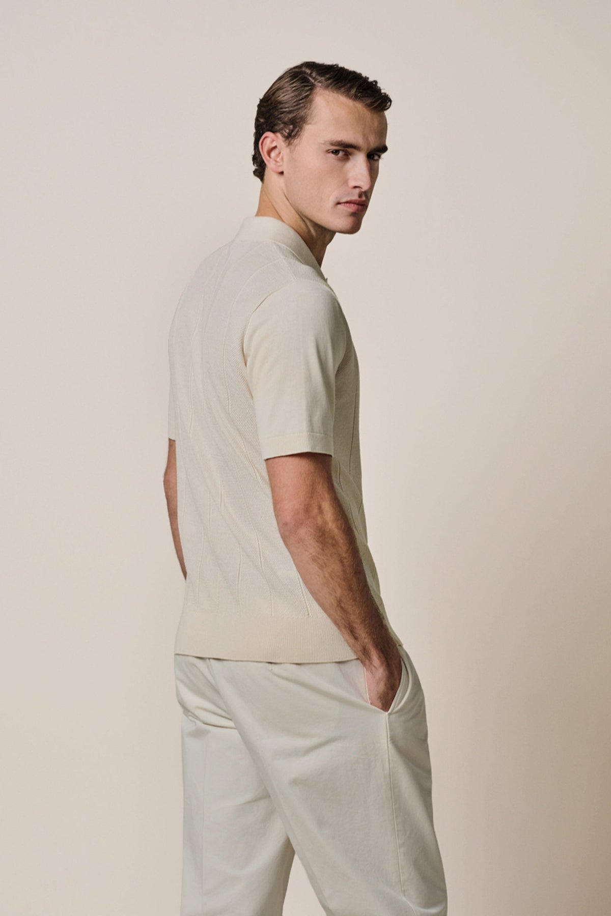 Off-white Aero Ease gestreepte polo