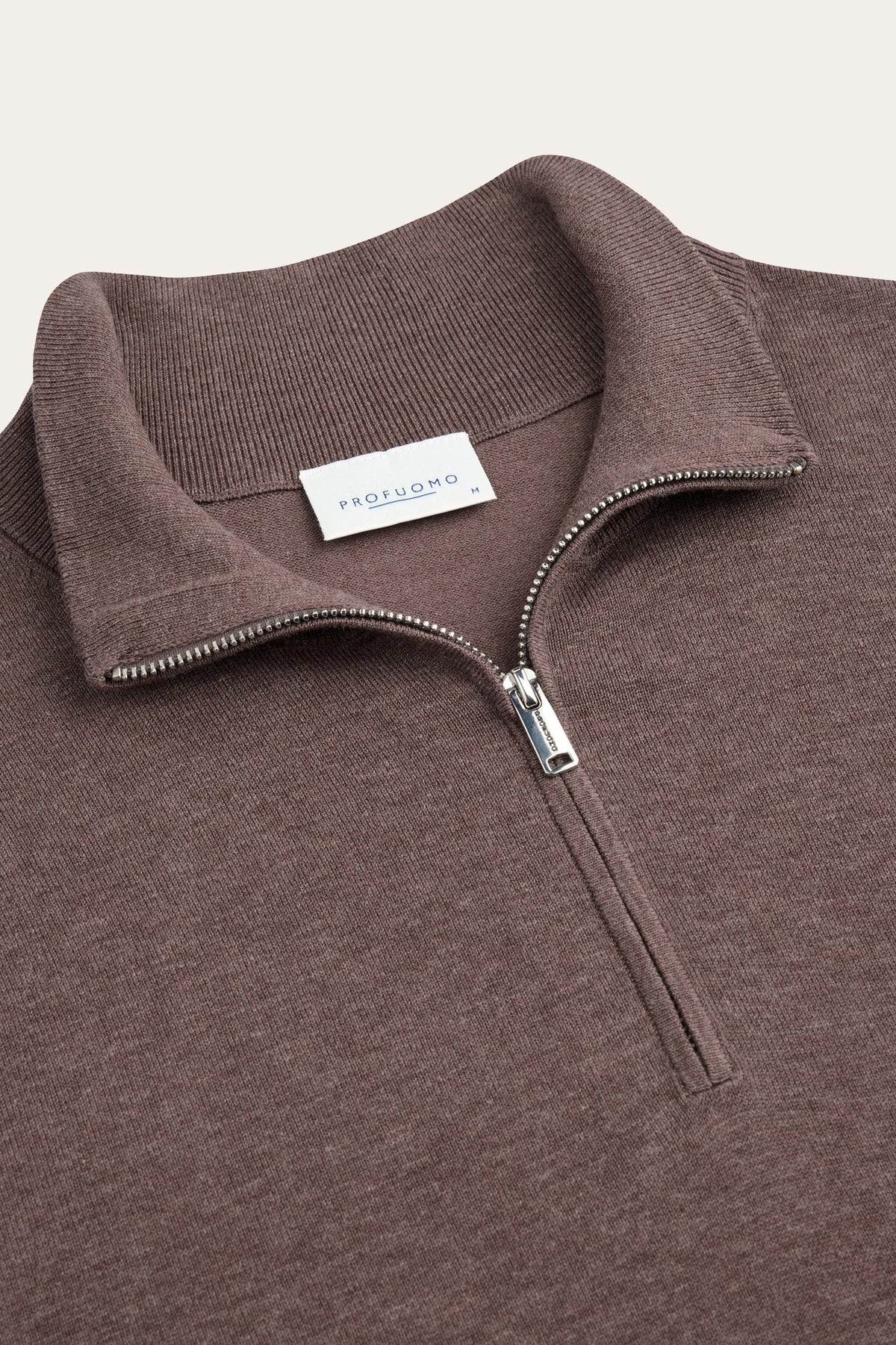 Aubergine Luxury Basic half zip