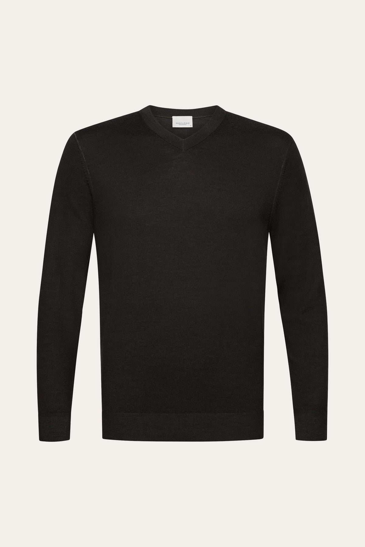 Bruine Garment Dye merino V-neck