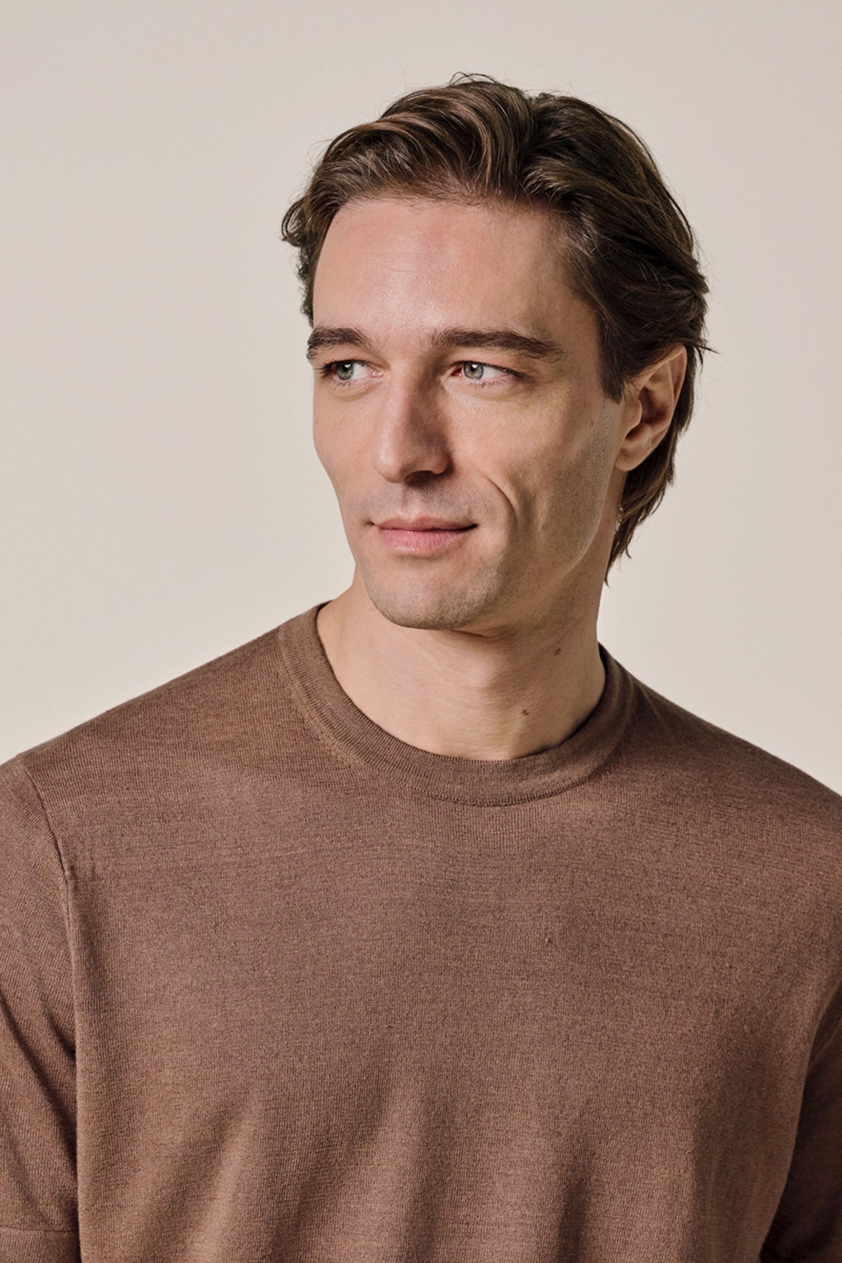 Clay linnen katoenen t-shirt