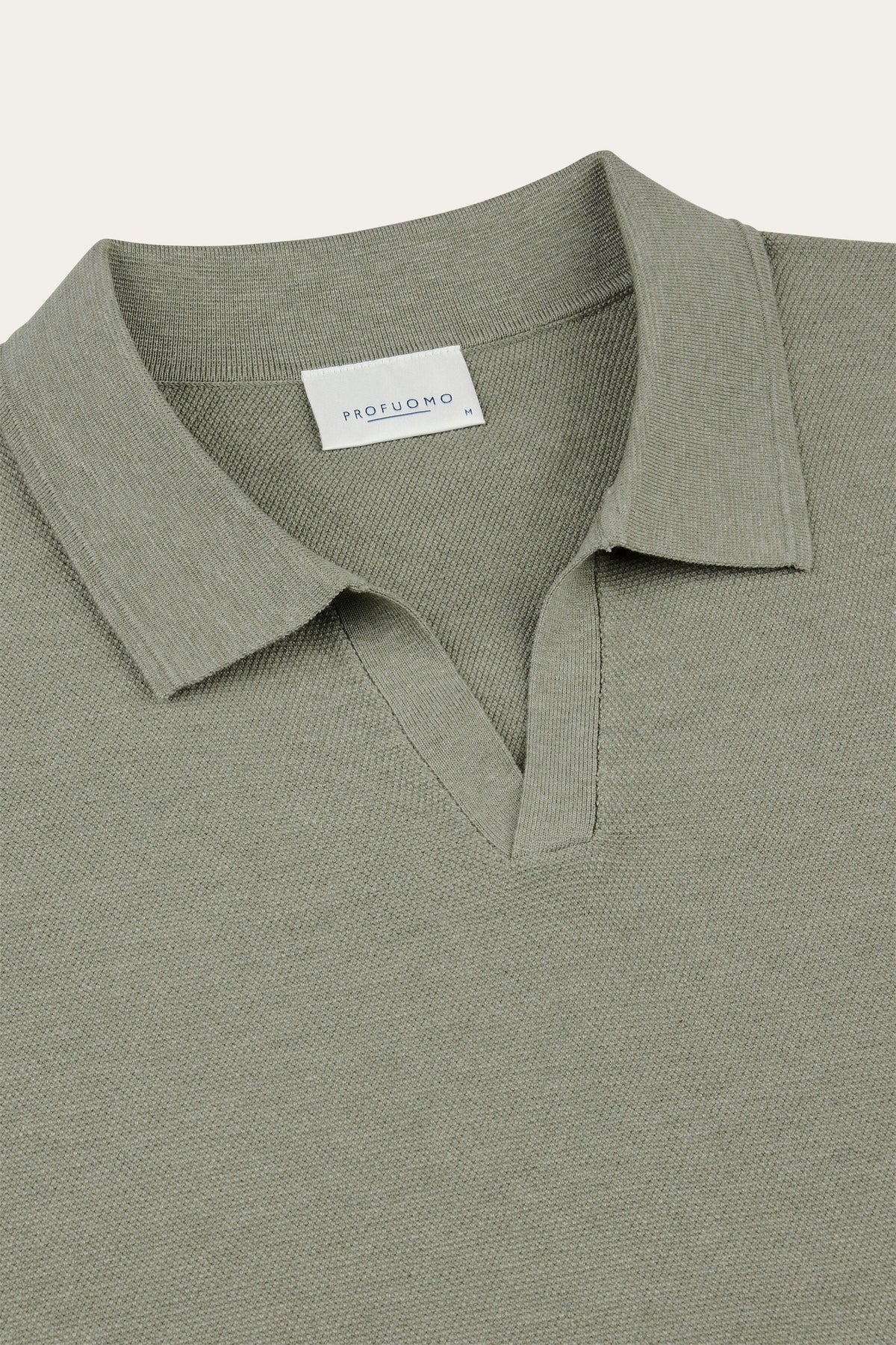 Groene Luxury Basic open collar polo