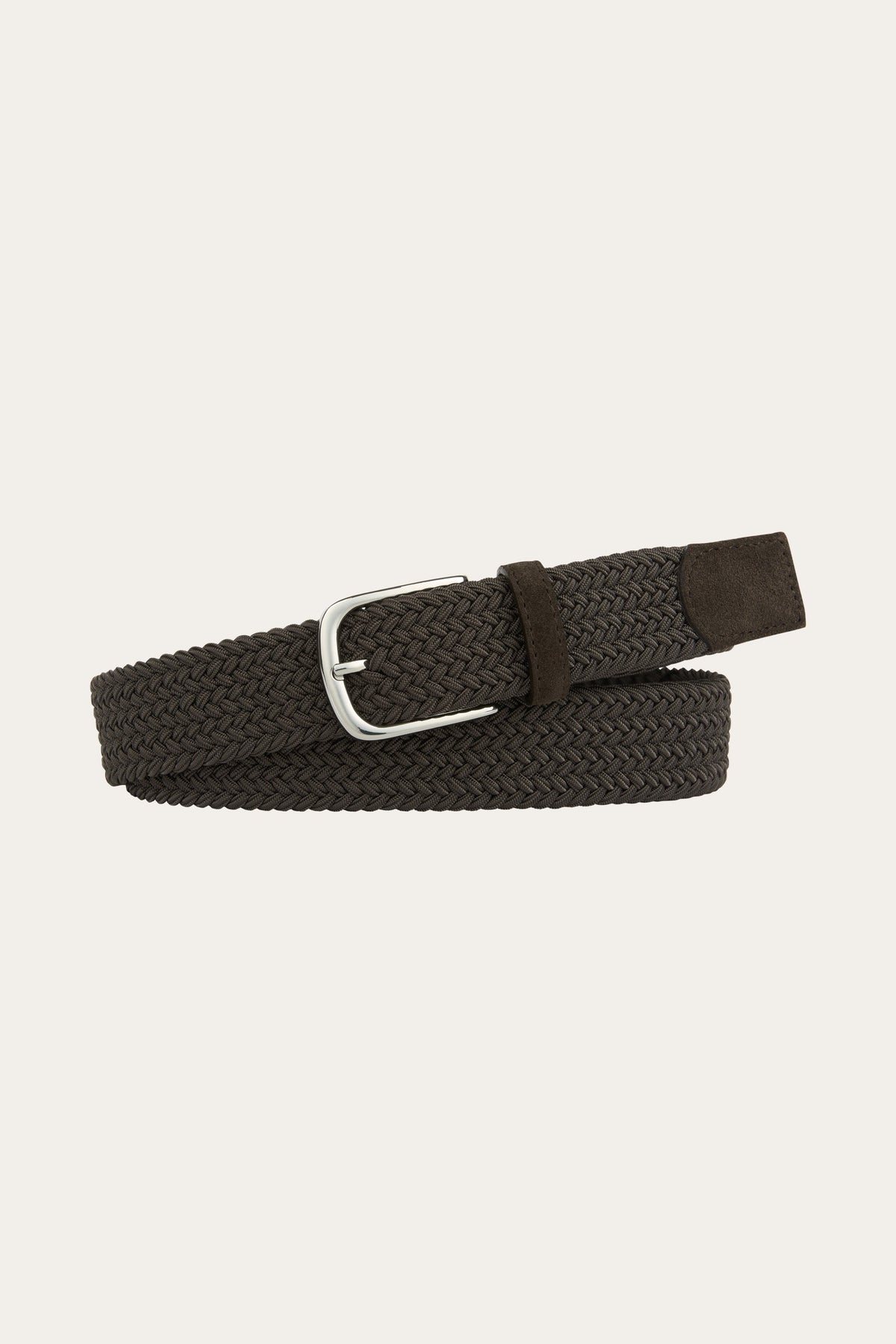 Bruine elastische riem