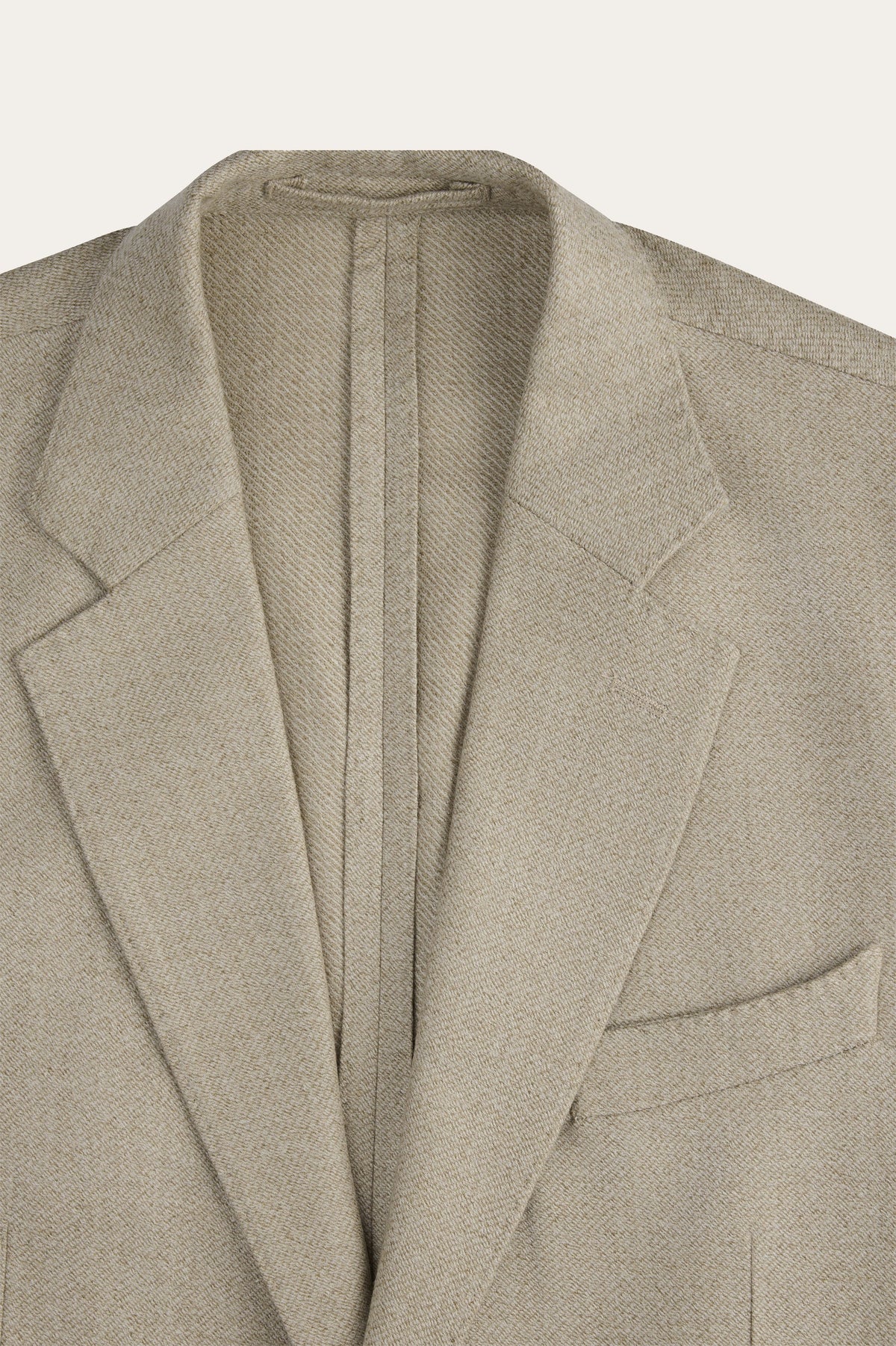 Lichtbeige wollen colbert