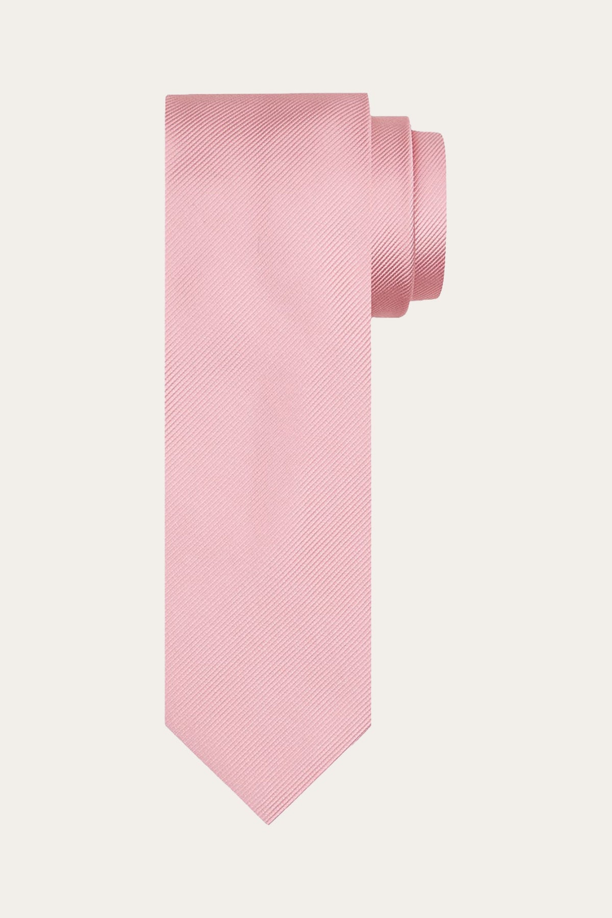 Roze zijden das