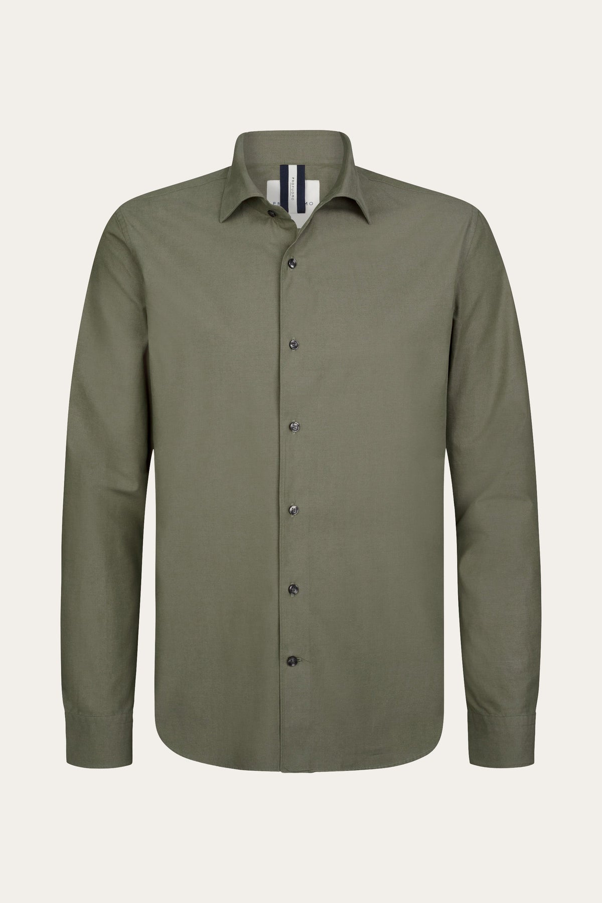 Groen soft casual overhemd