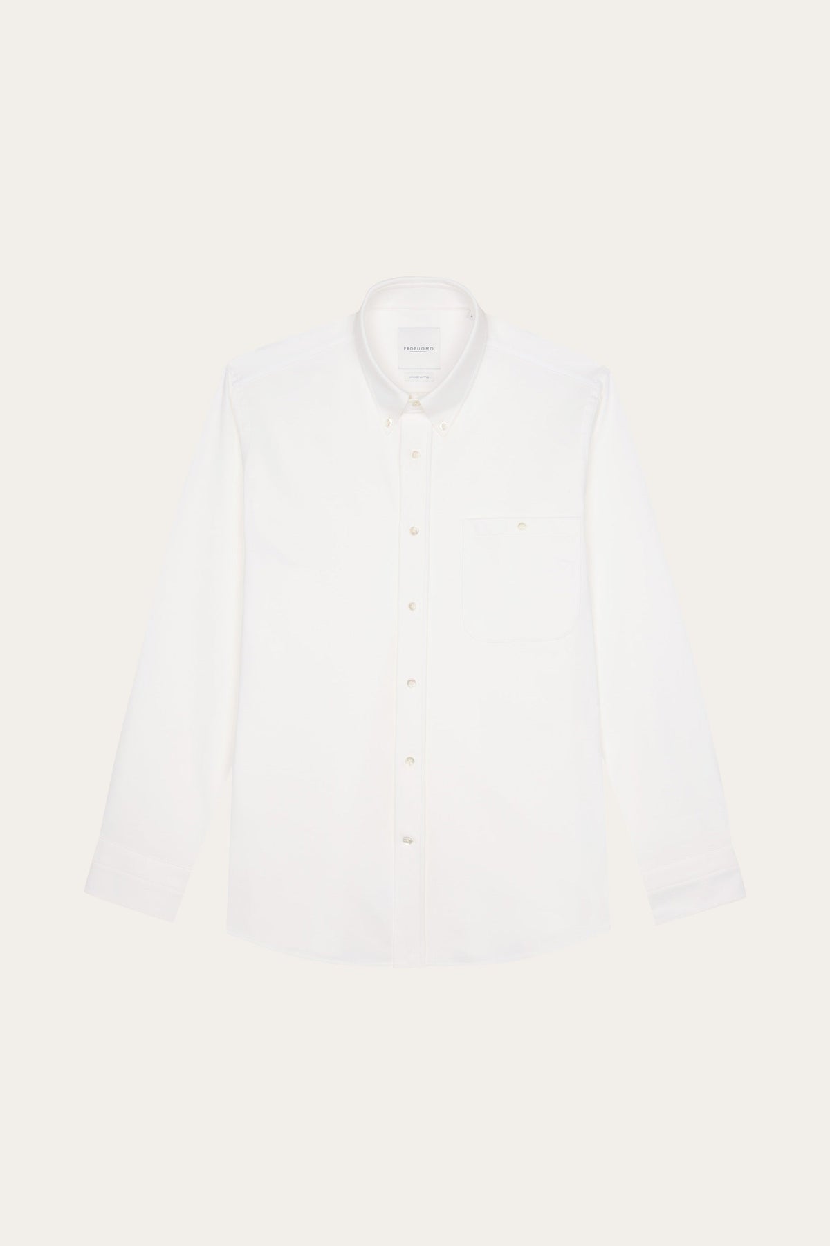 Wit casual Japanse Knitted overhemd