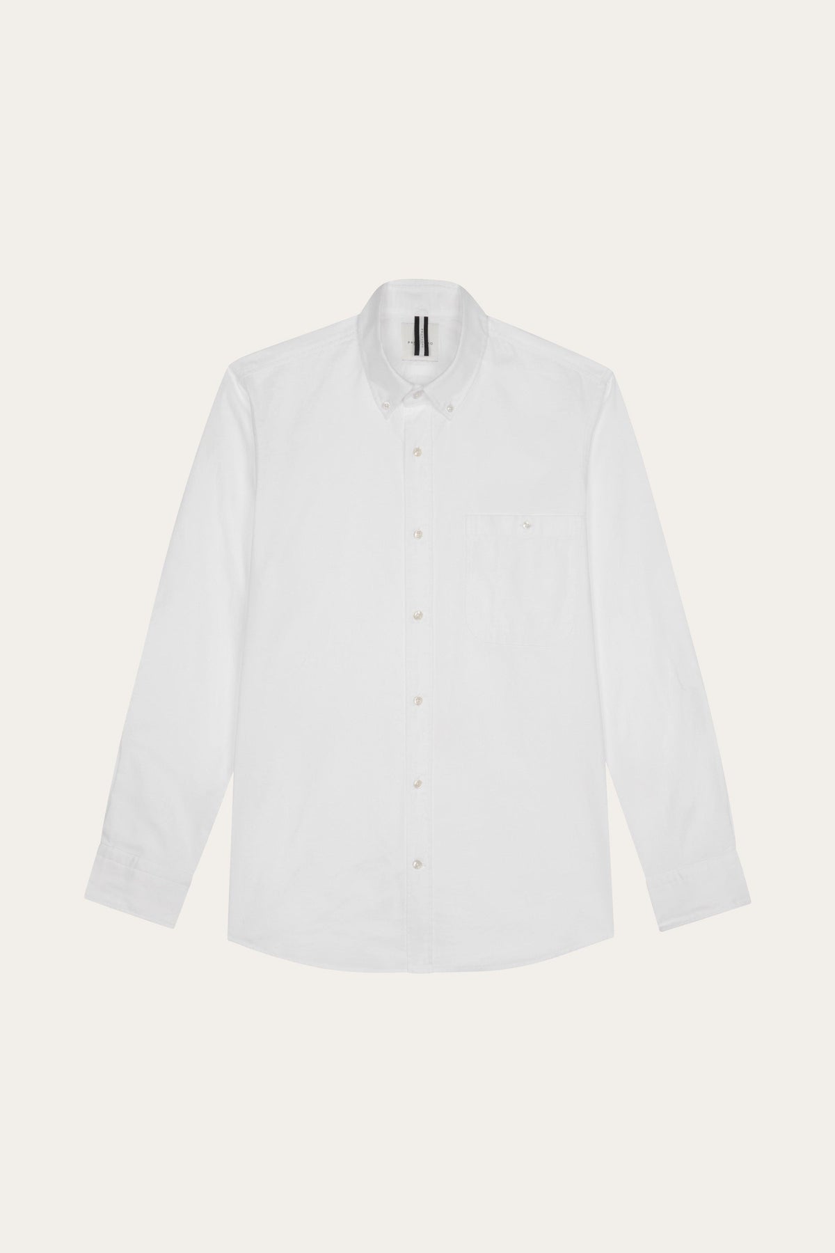Wit albini button down overhemd