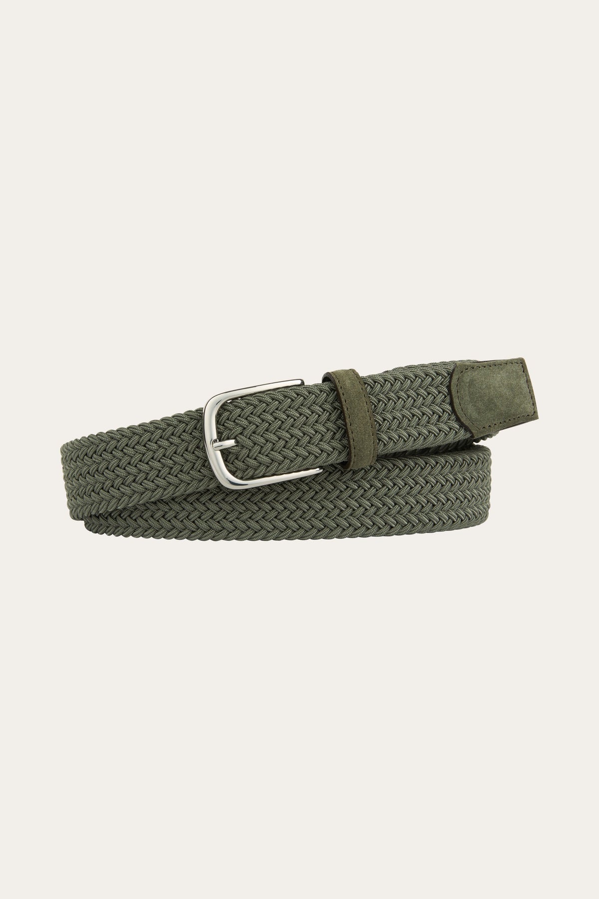 Groene elastische riem