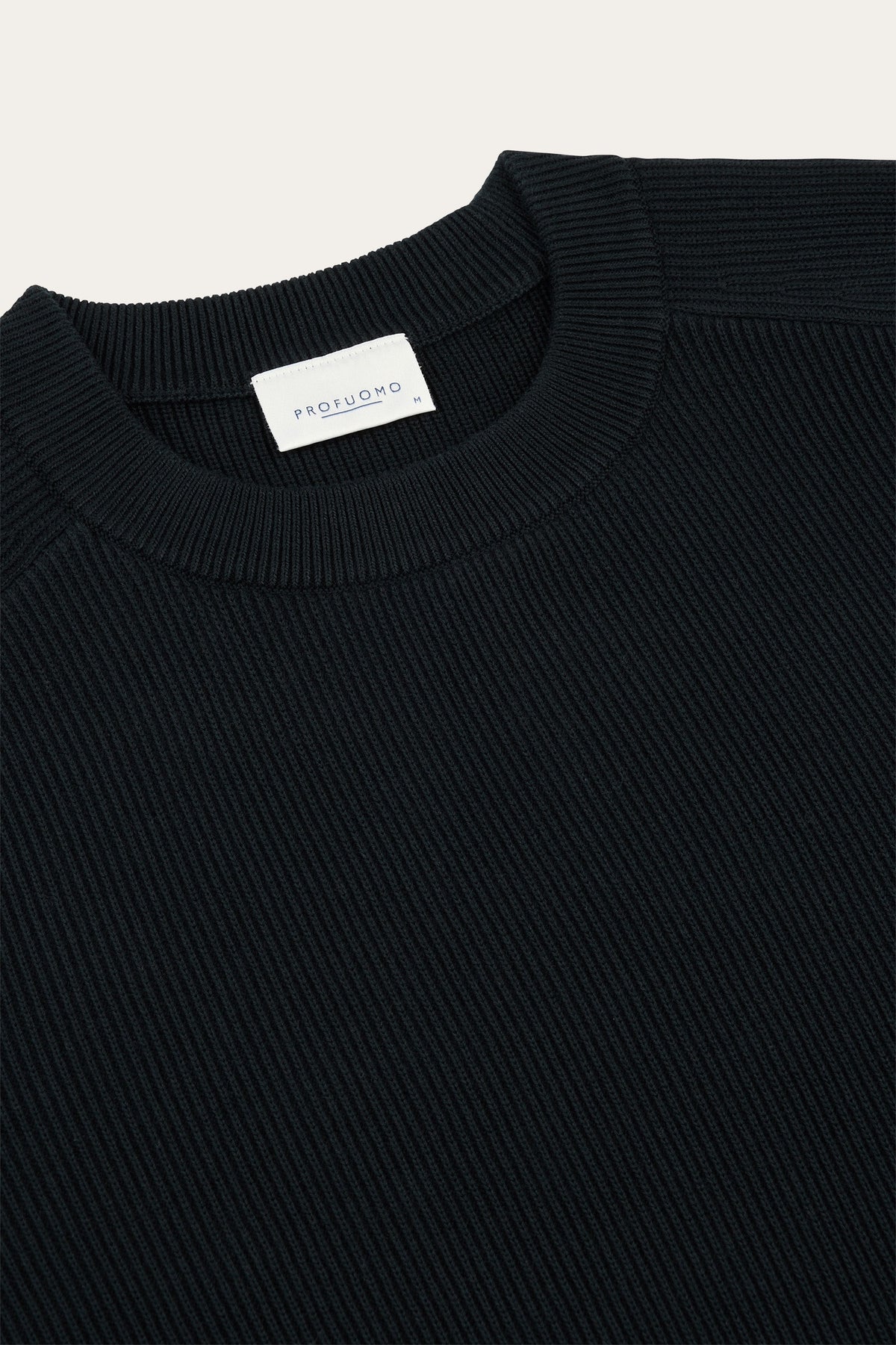 Navy katoenen crewneck