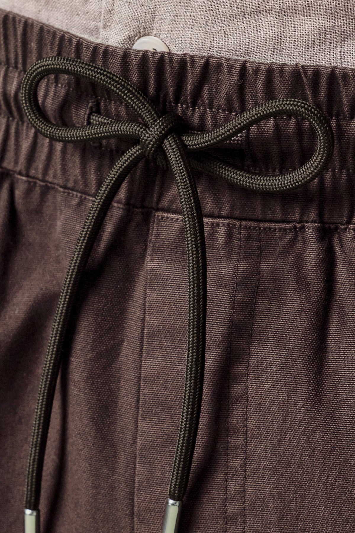 Donkerbruine Antique dye shorts