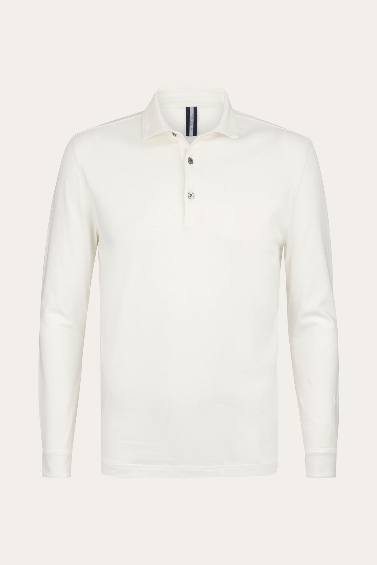 Off white single jersey polo