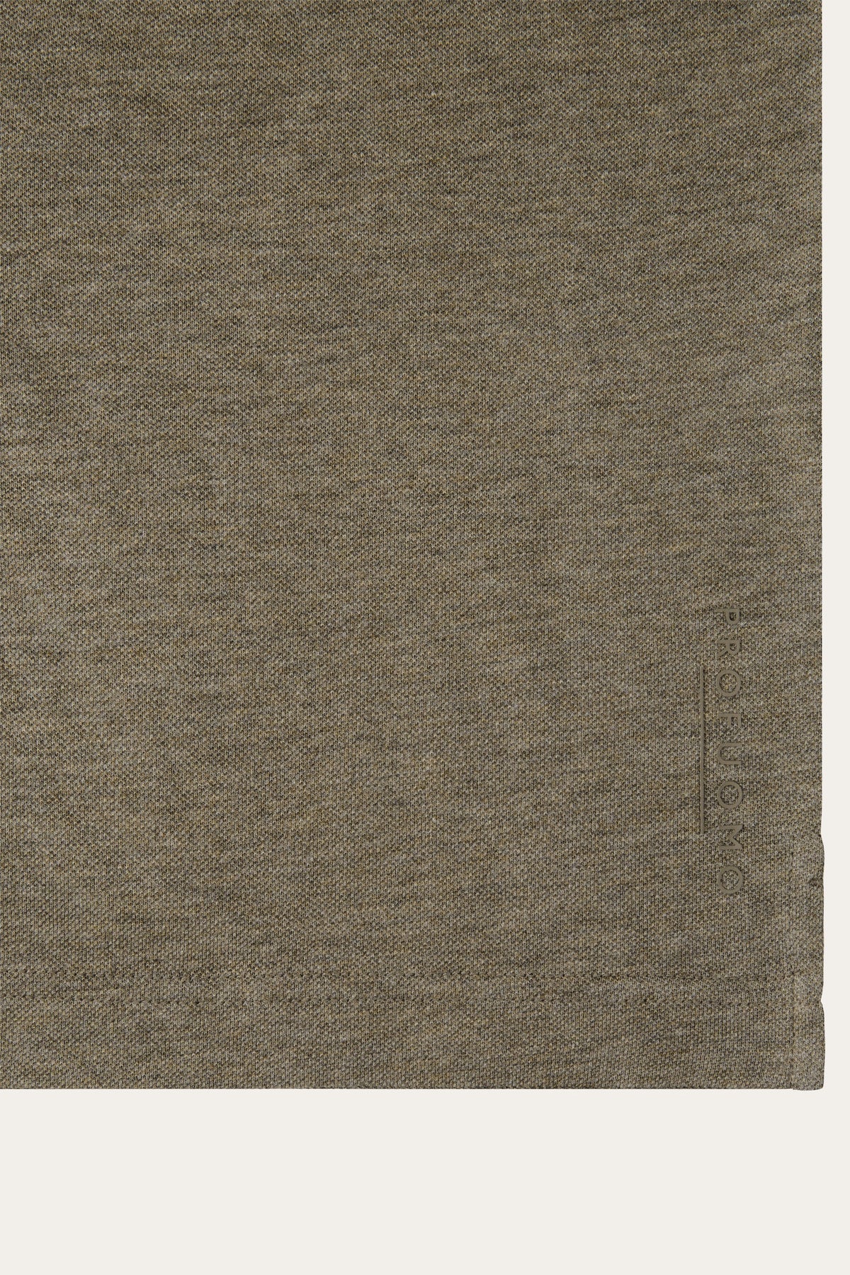 Lichtbruin stretch piqué polo