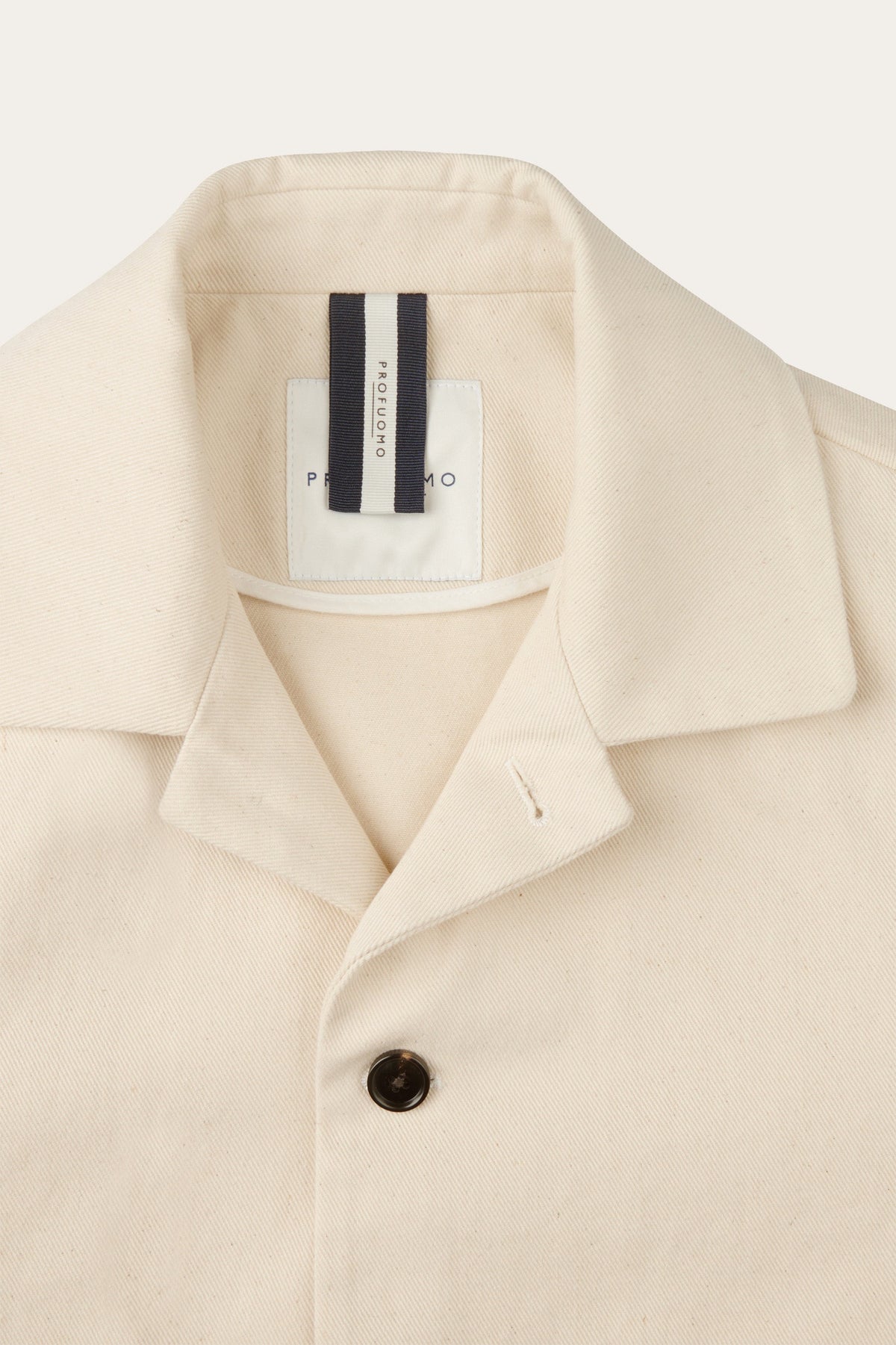 Off-white katoen overshirt