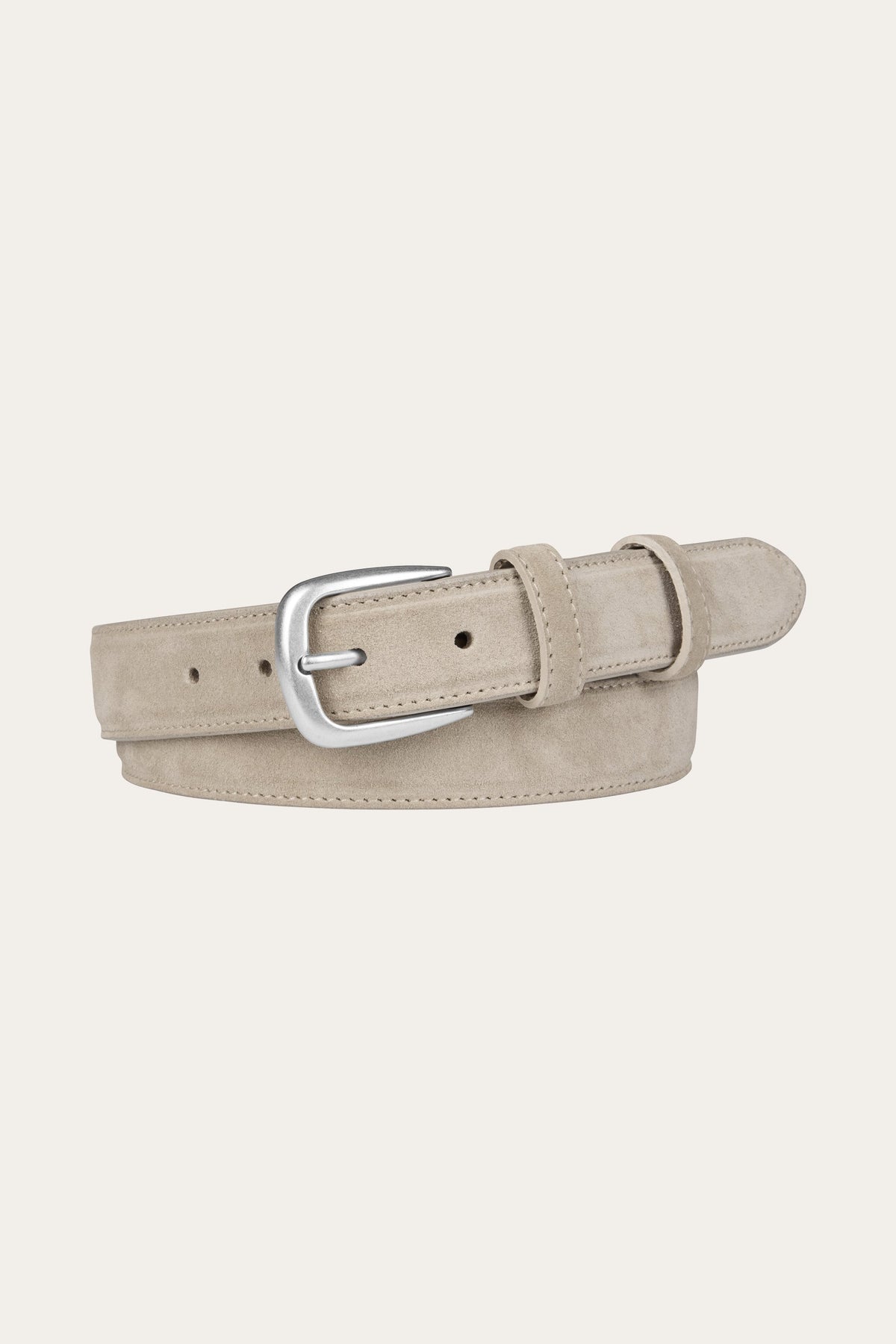 Beige suède riem